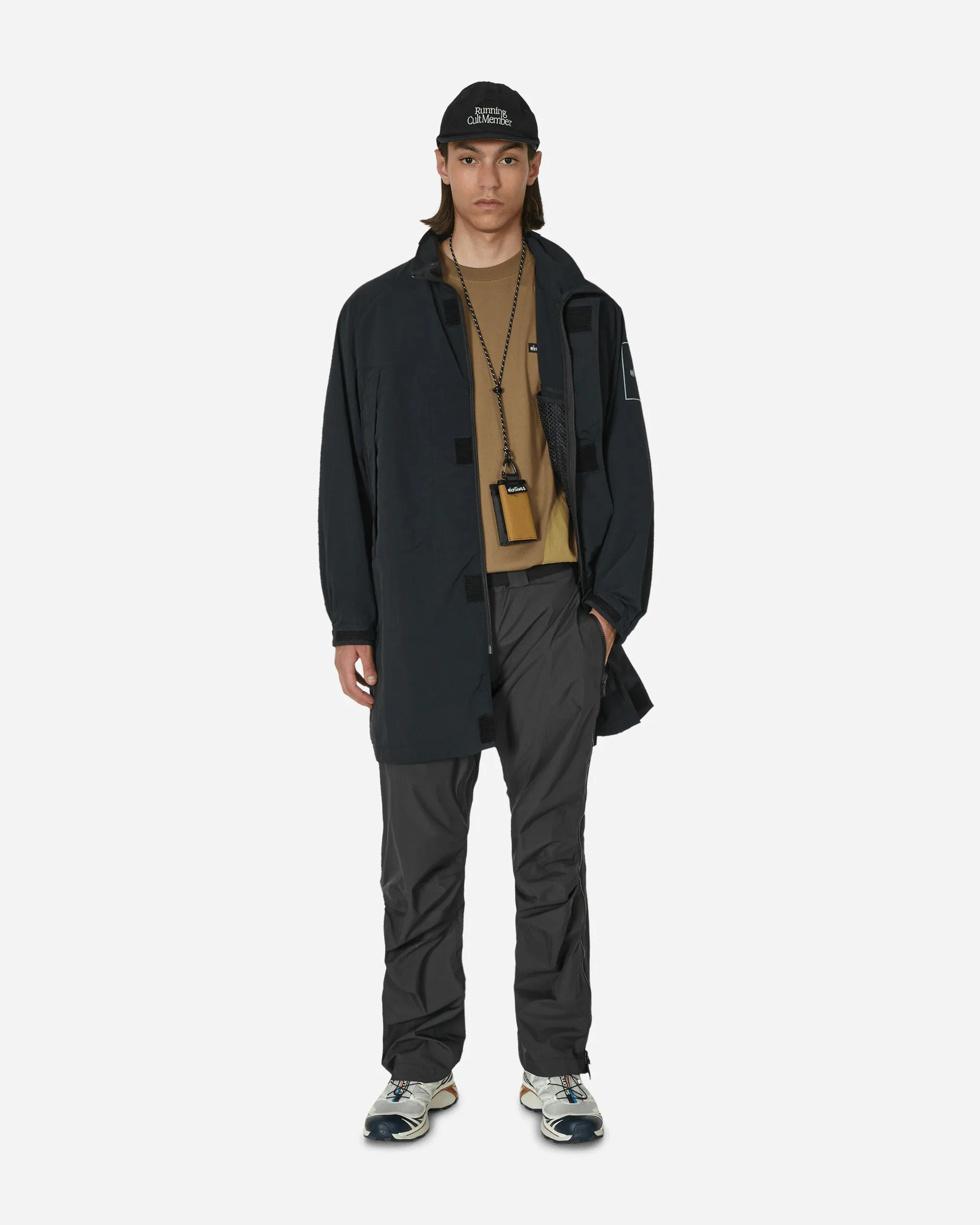 Leichte Monster Parka Schwarz