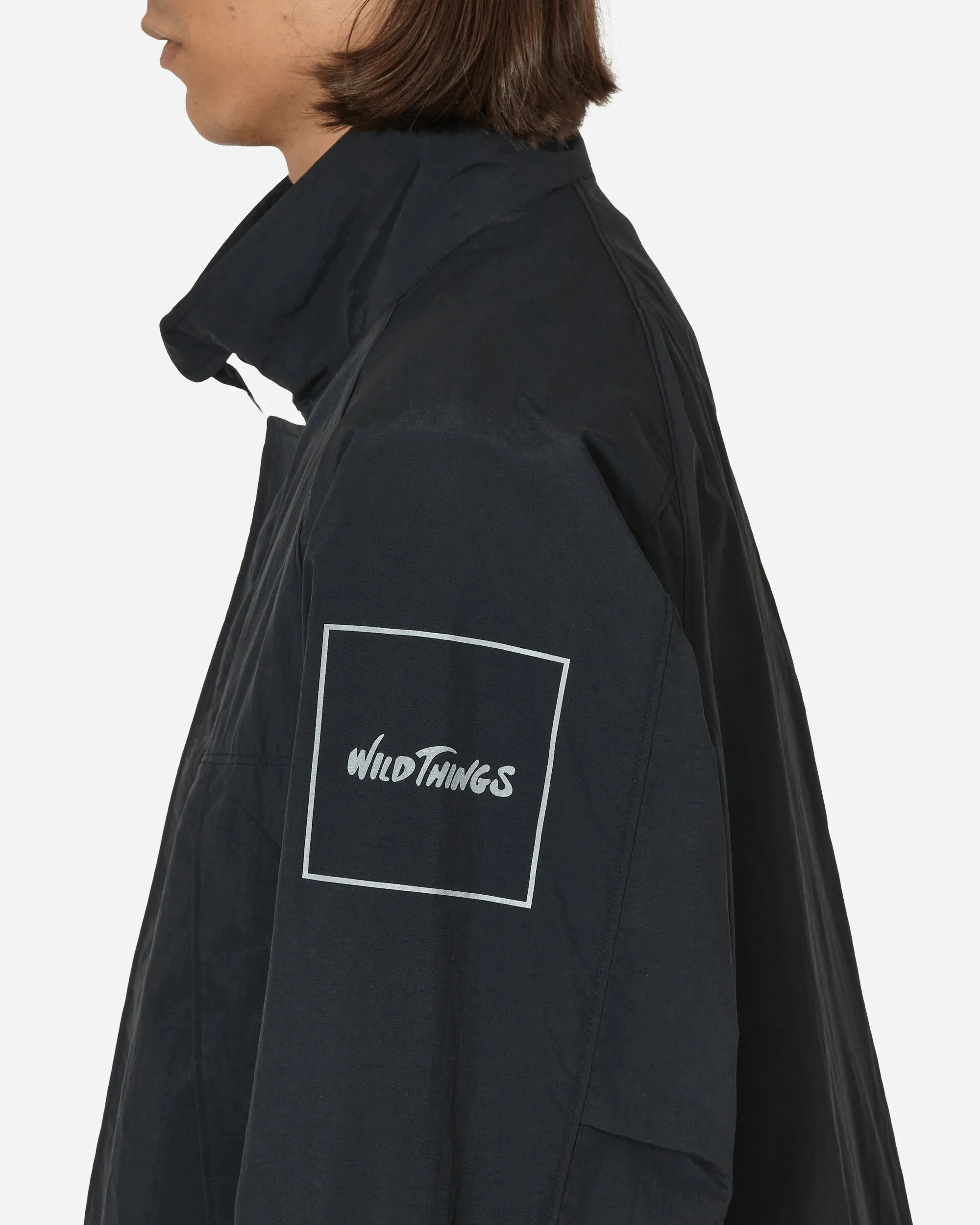 Leichte Monster Parka Schwarz