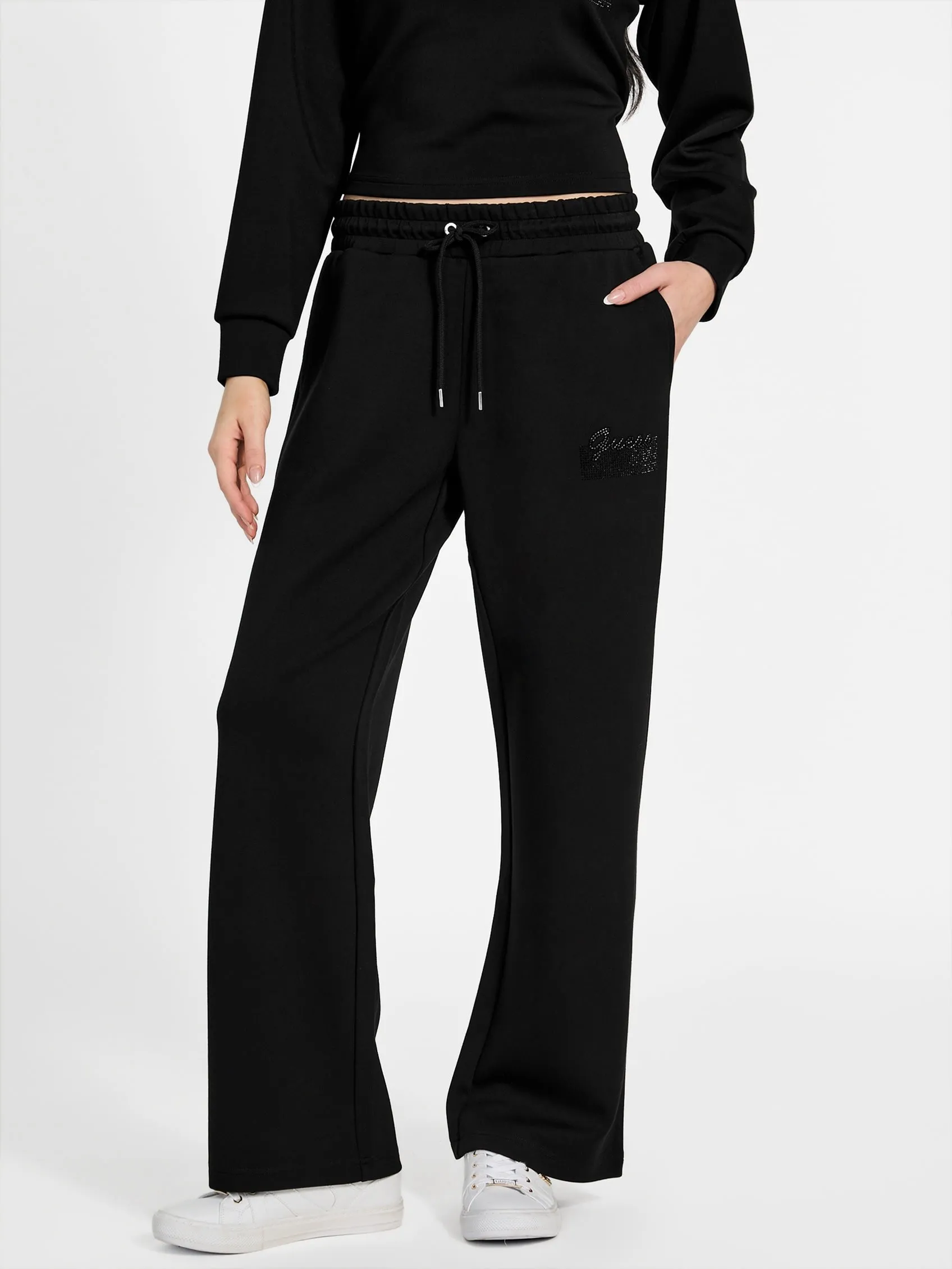 Linn Logo Weit geschnittene Active-Hose