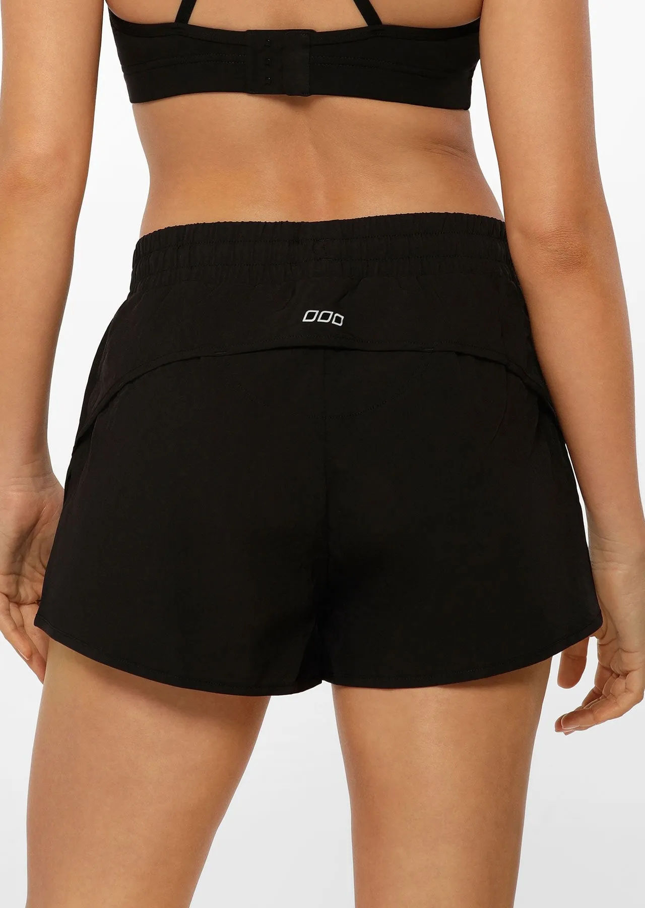 Lorna Jane Kleidung Neue Originale Laufkurzshort | Schwarz