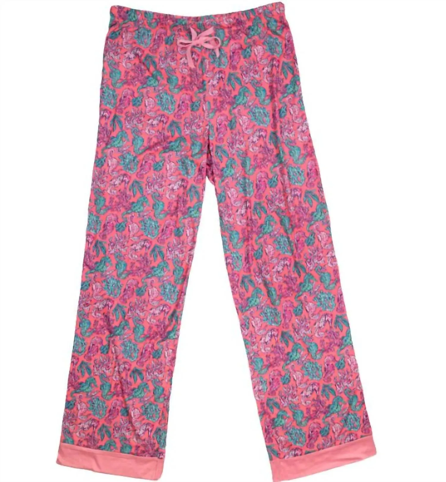 Loungehose in Seepferdchen-Optik