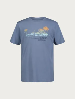 Lucky Brand Boys Surf Classic T-Shirt Dunkelblau Lucky Brand