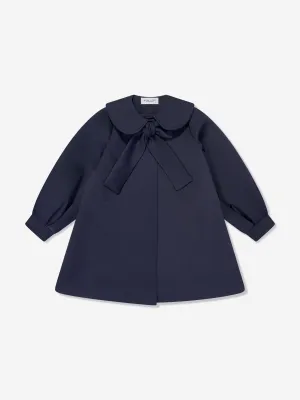Mama Luma Mädchen Schleifen-Detail Jacke in Marineblau