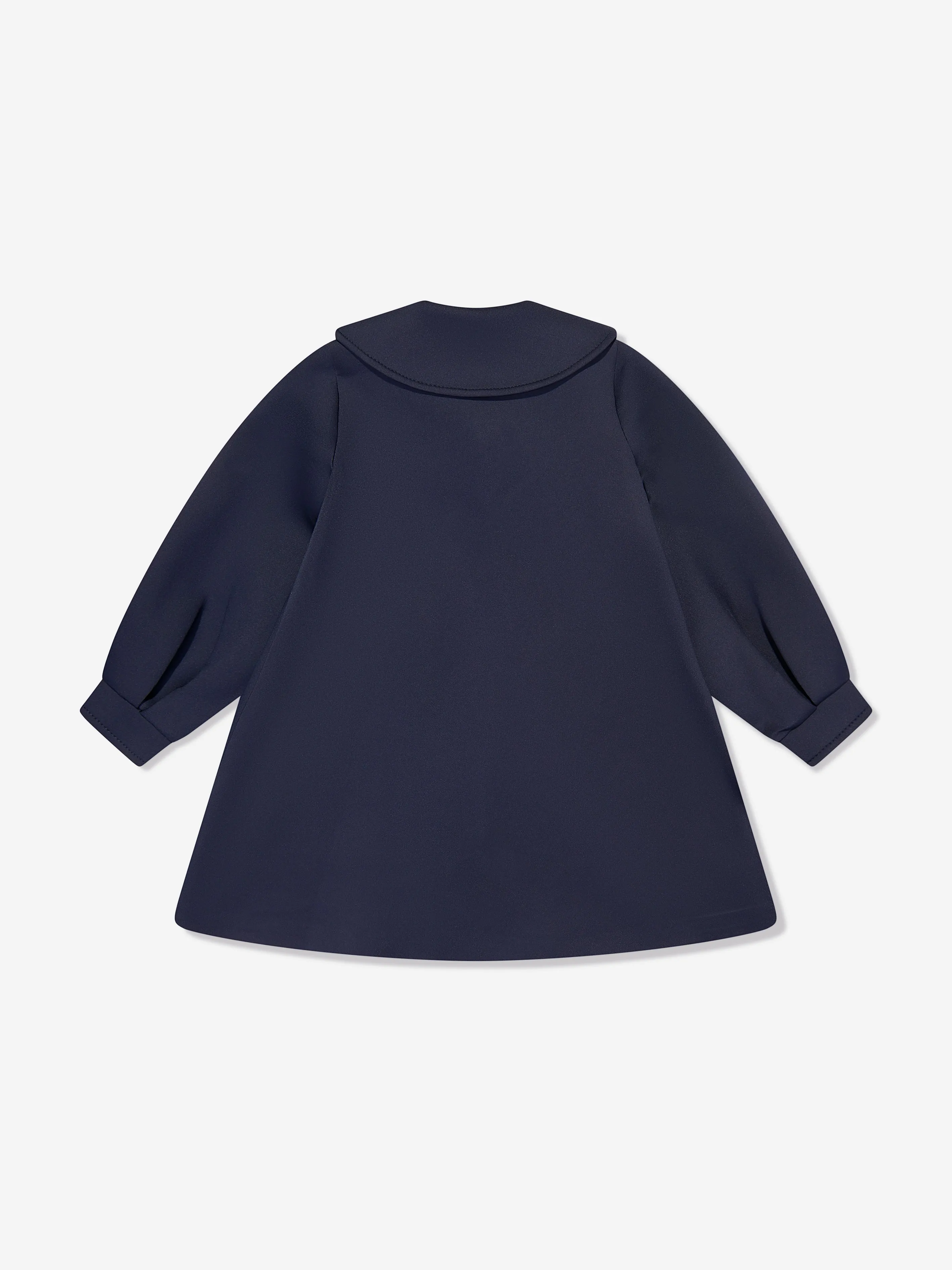 Mama Luma Mädchen Schleifen-Detail Jacke in Marineblau