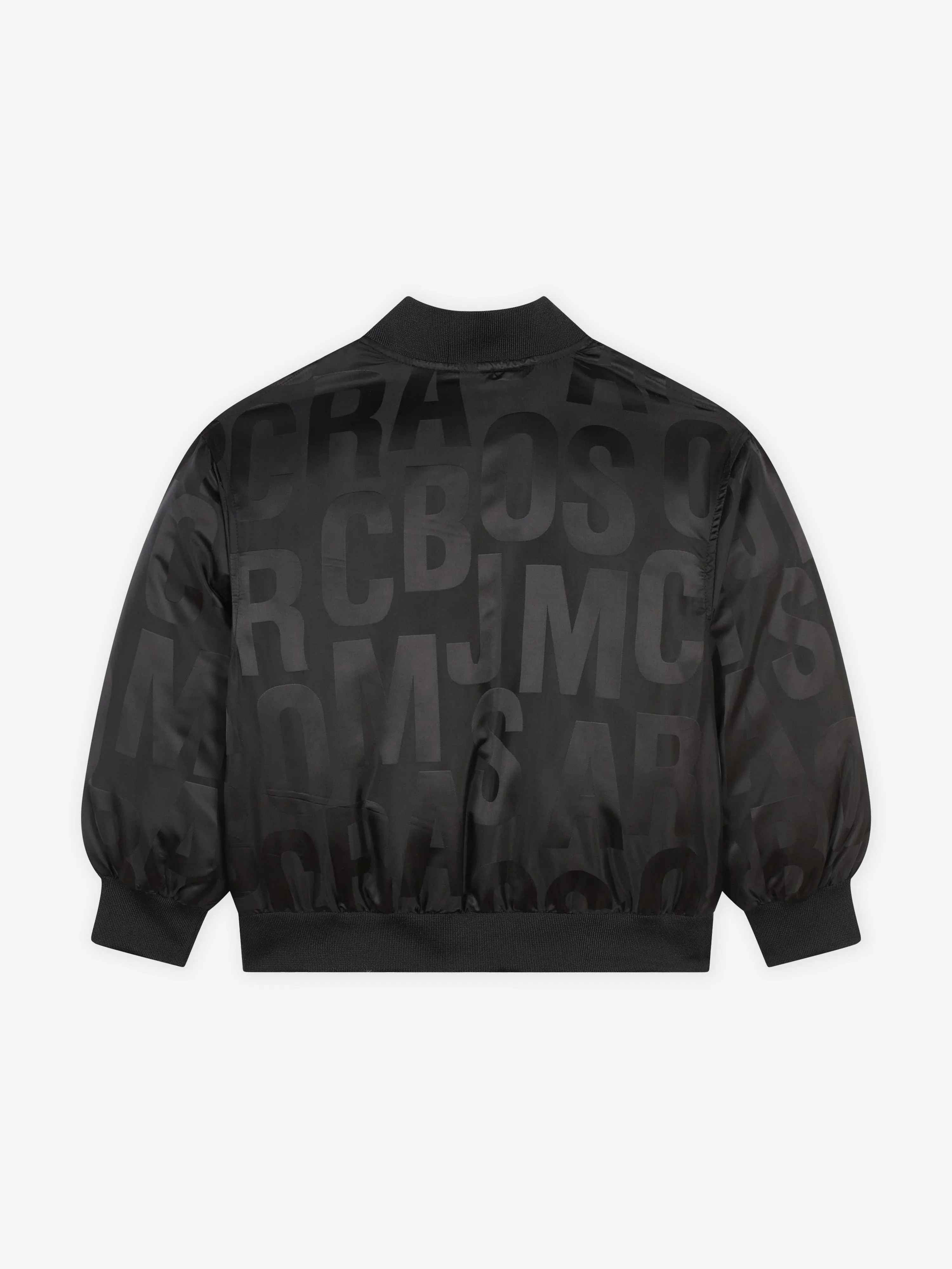 MARC JACOBS Kids Logo Bomberjacke in Schwarz