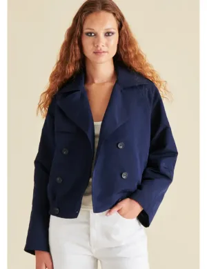 Maris Jacke, Marineblaue Kleidung_steve-madden