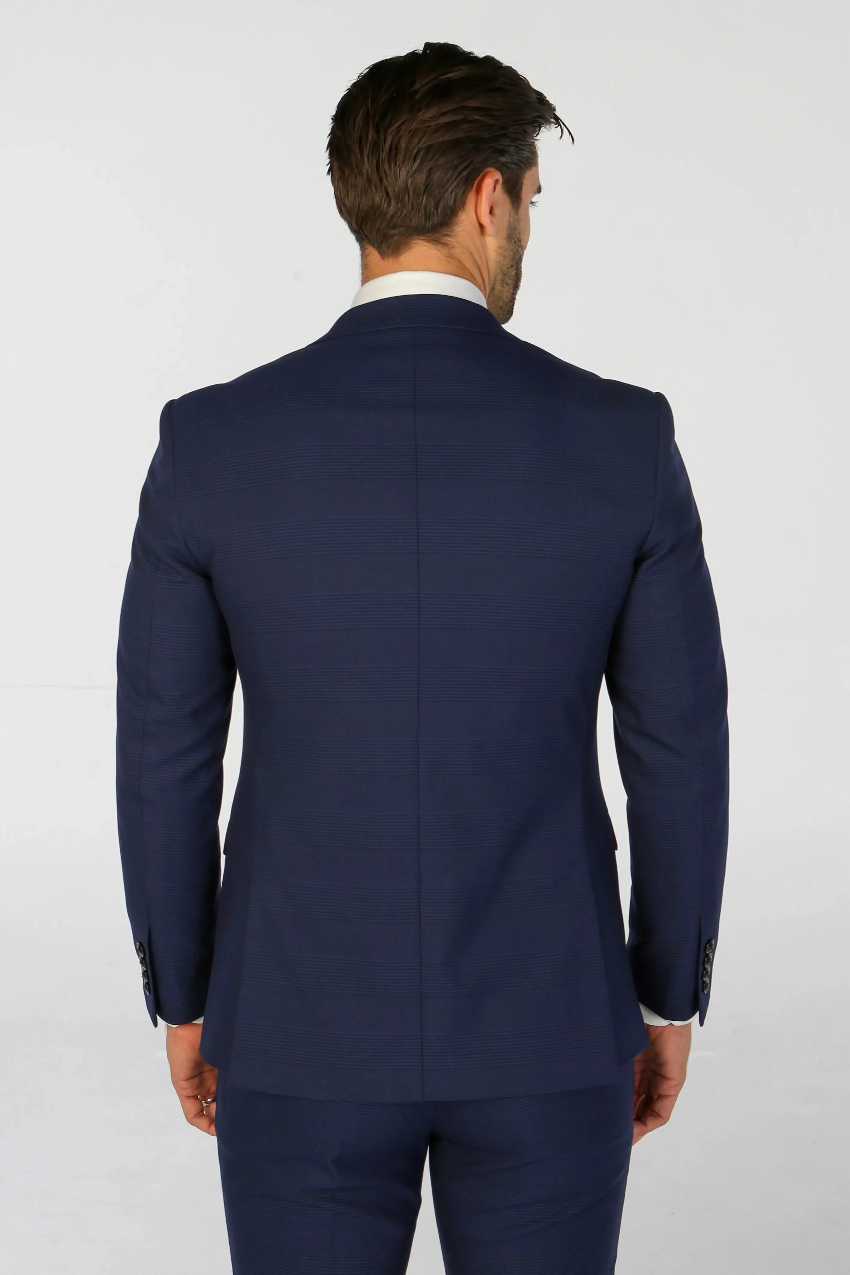 Mark - 3-teiliger Tweed-Check-Anzug