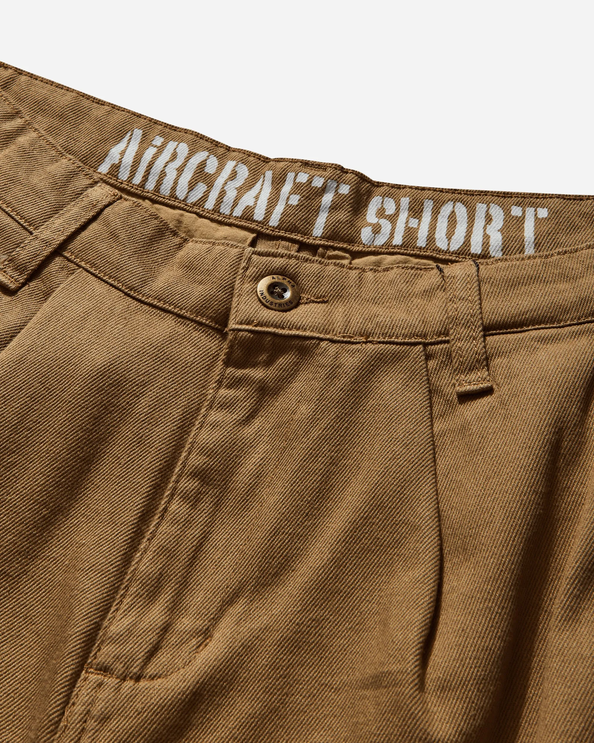 Herren Flugzeug Shorts Khaki