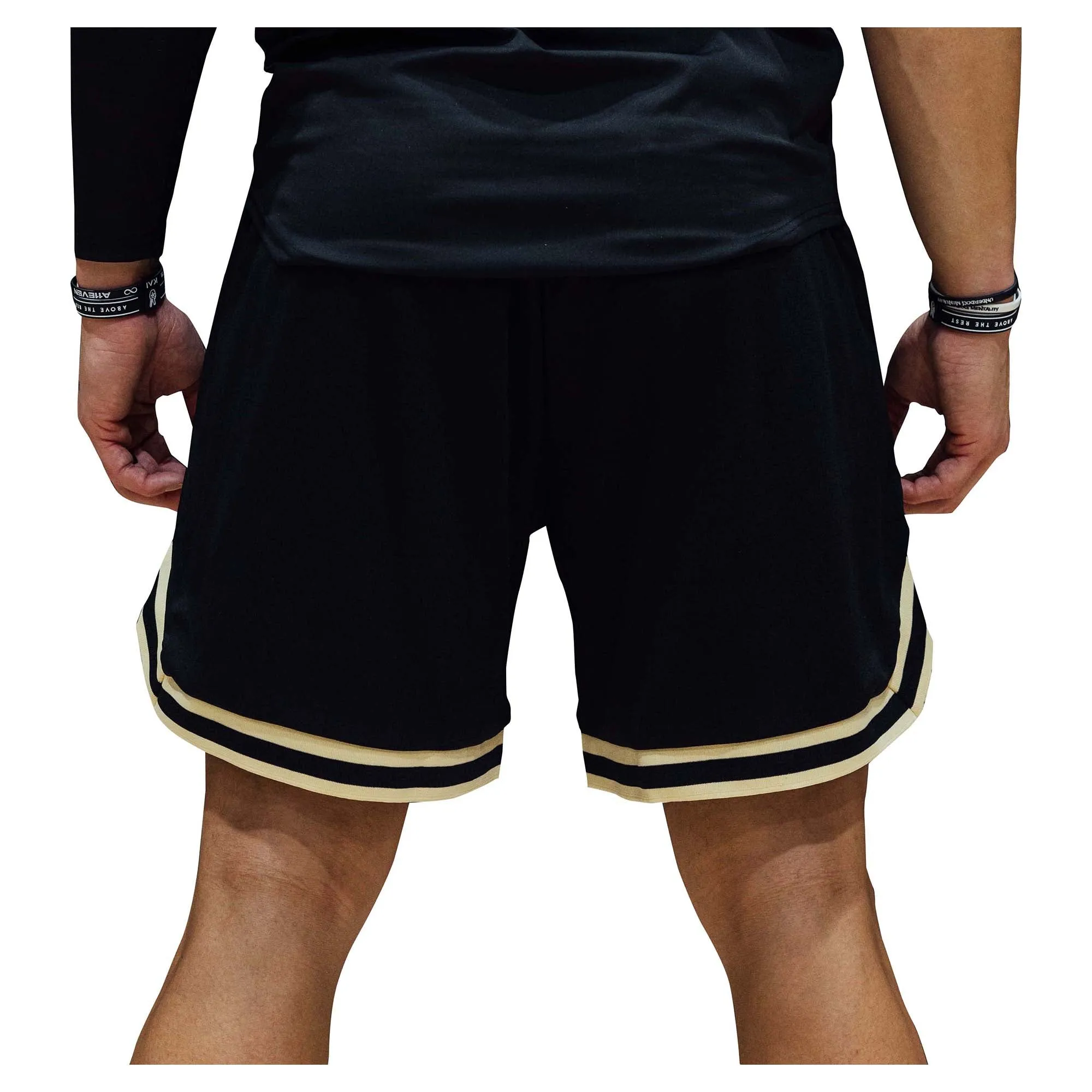 Herren Black/Gold Vibe Shorts