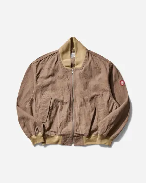Herren Canvas Reißverschlussjacke Braun