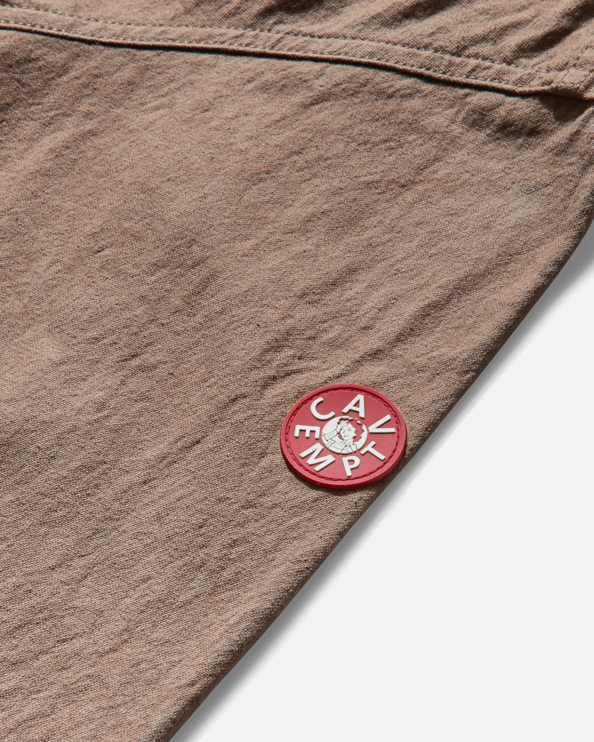 Herren Canvas Reißverschlussjacke Braun