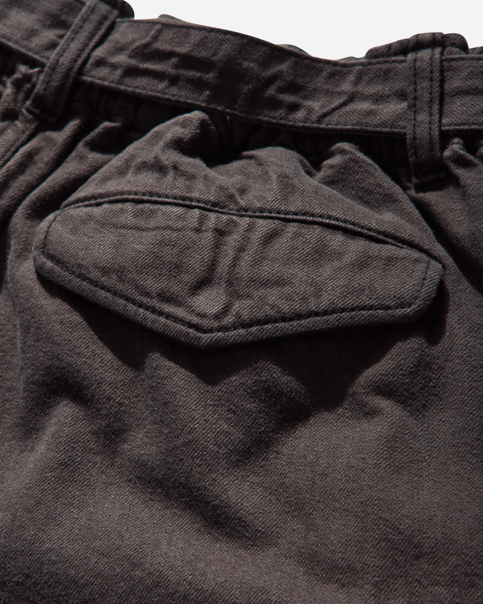 Herren Färbekurze Hose Schwarz