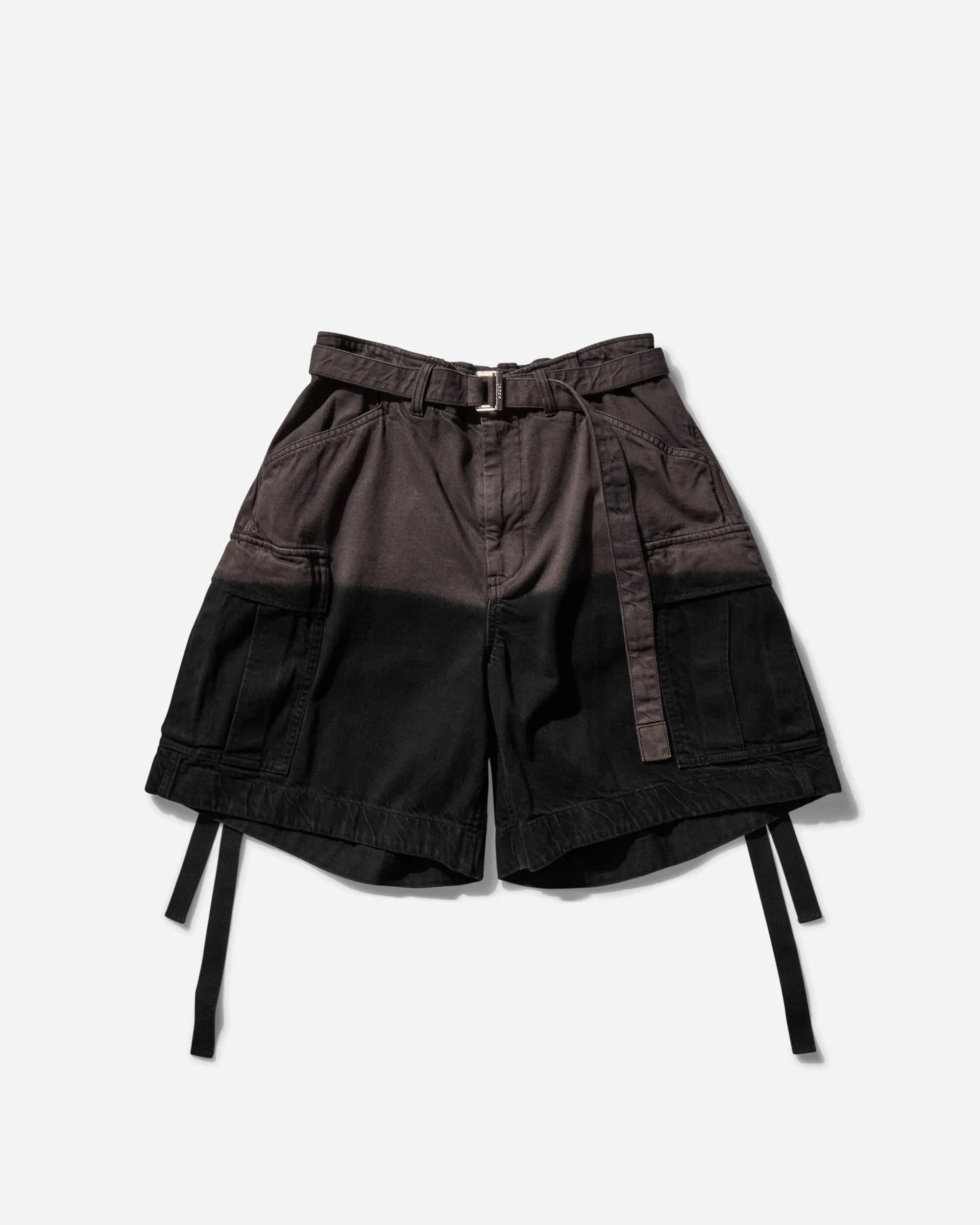 Herren Färbekurze Hose Schwarz