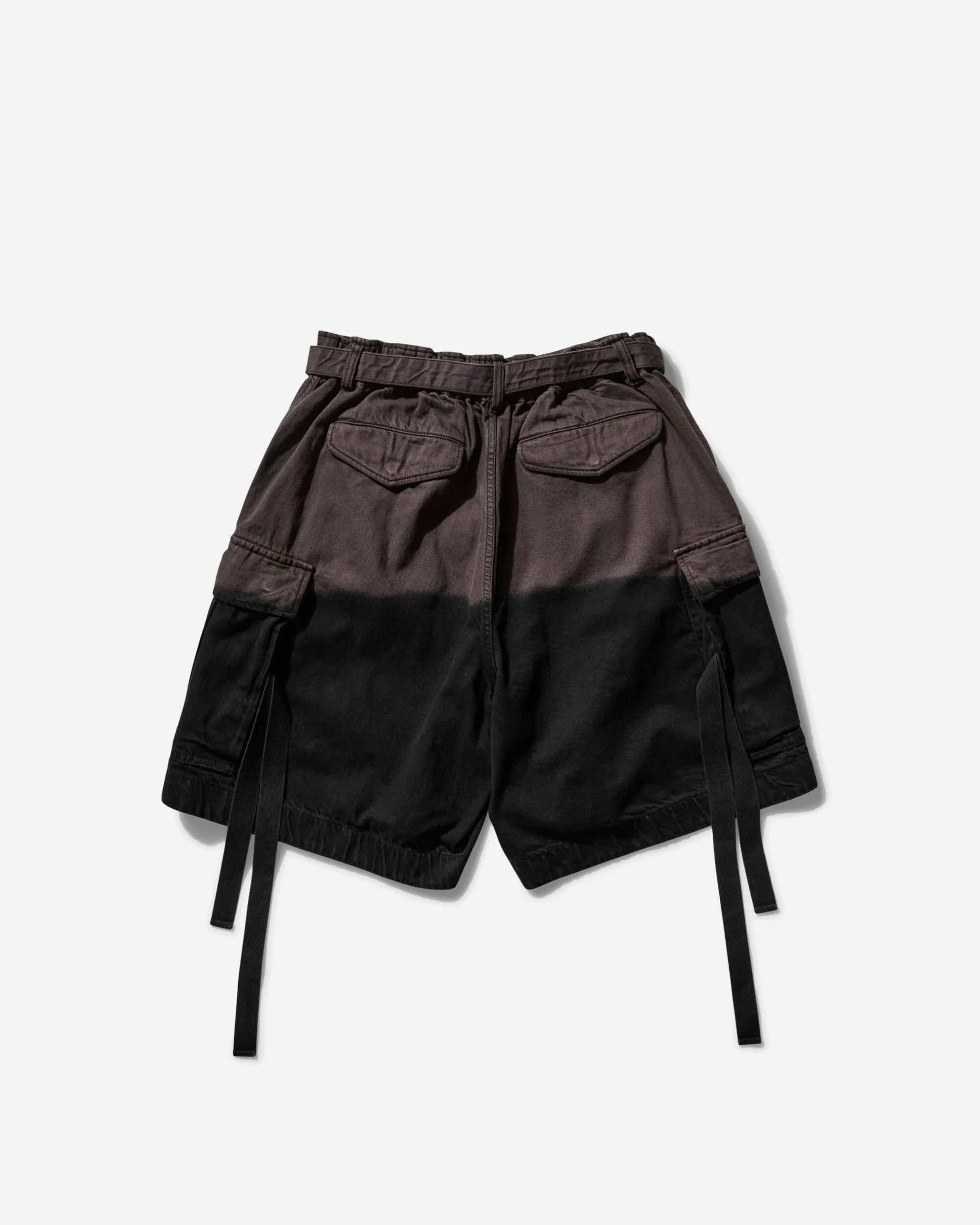 Herren Färbekurze Hose Schwarz