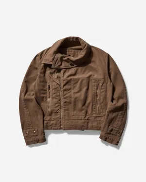 Herren Fliegerjacke in Taubenfarbe, garment-dyed