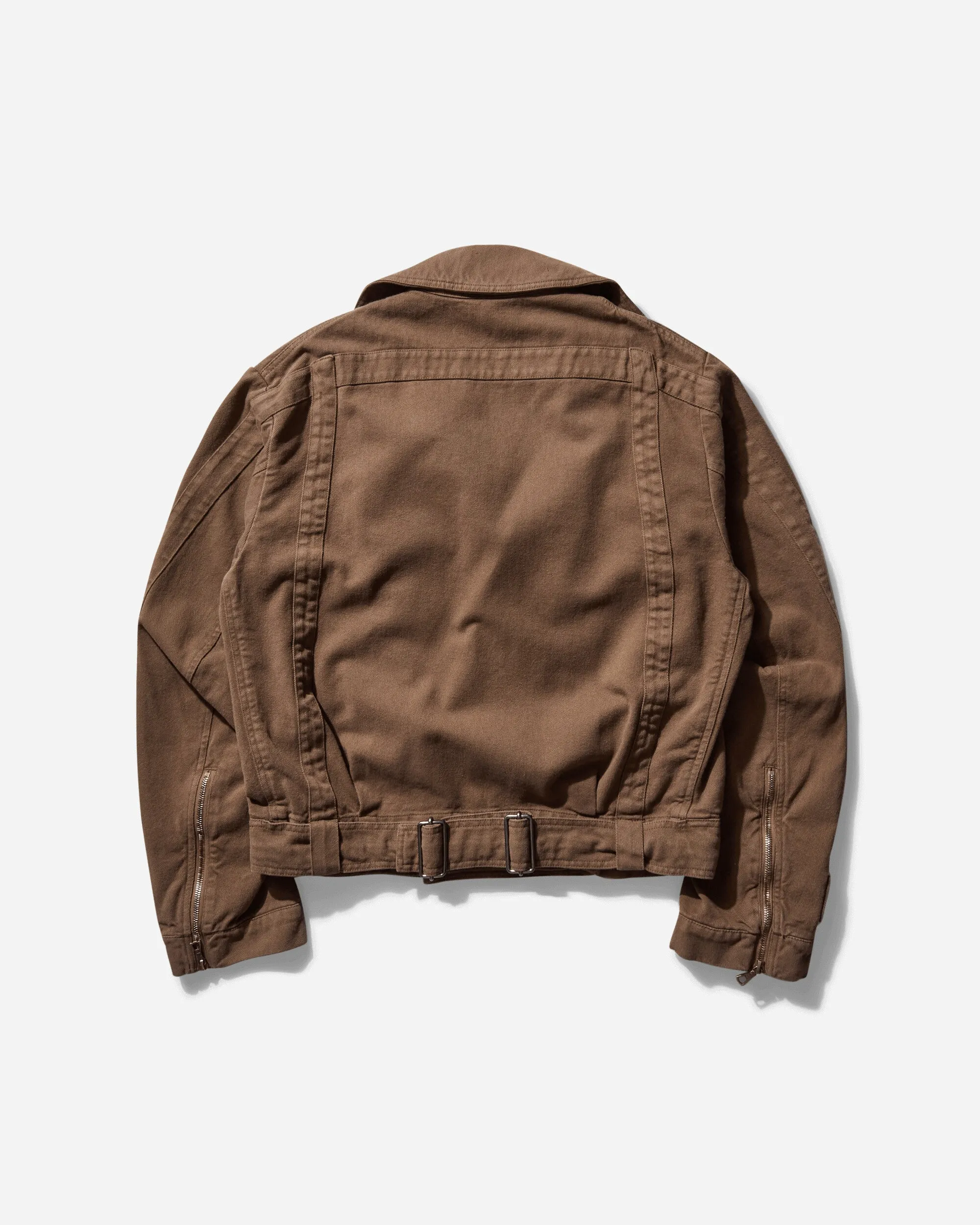 Herren Fliegerjacke in Taubenfarbe, garment-dyed