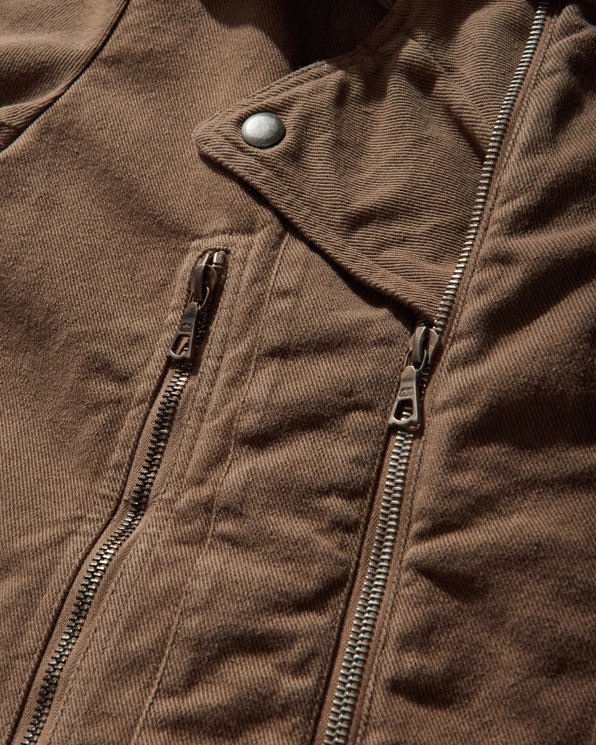 Herren Fliegerjacke in Taubenfarbe, garment-dyed