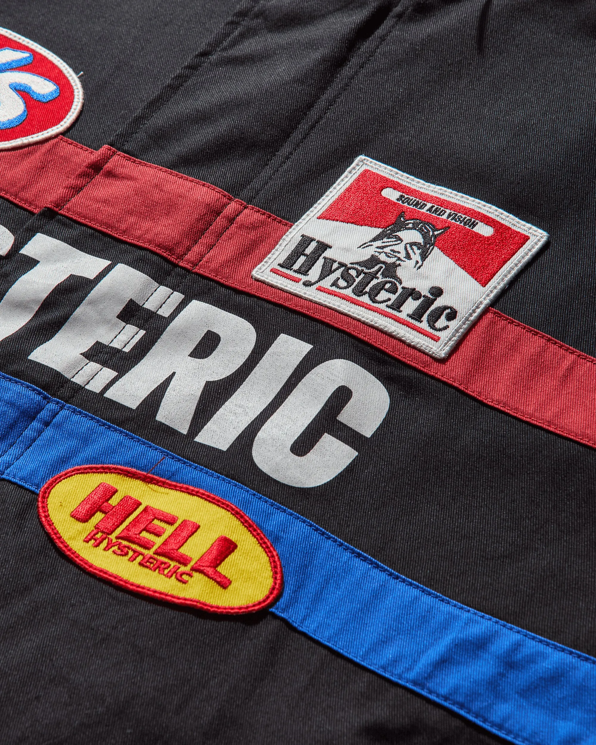 Herren Hysteric Racing Jacke Schwarz
