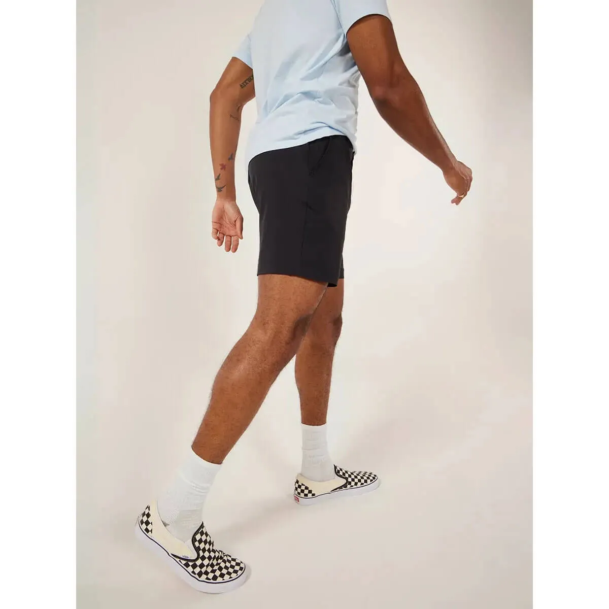 Mens Johnnie-O Chubbies 6-Zoll The Midnight Adventures Performance Shorts - Schwarz - Einfarbig