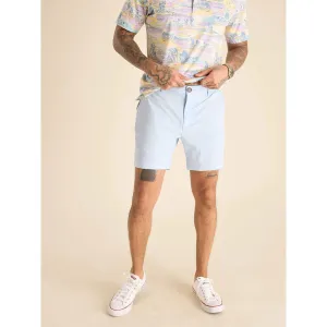 Herren Johnnie-O Chubbies 6-Zoll The Powder Puff Blues Performance Shorts - Hell/Pastellblau