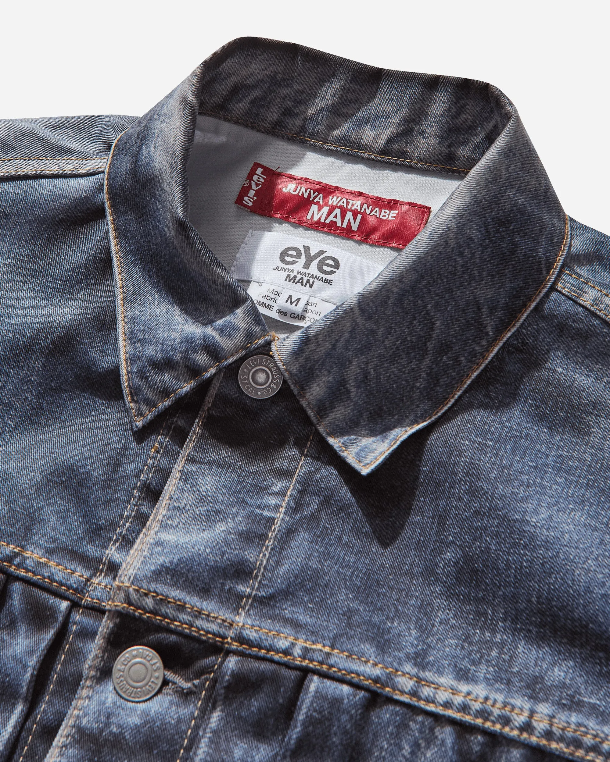 Herren Levi's BerBerJin Tintenstrahl-bedruckte Nylonjacke Indigo
