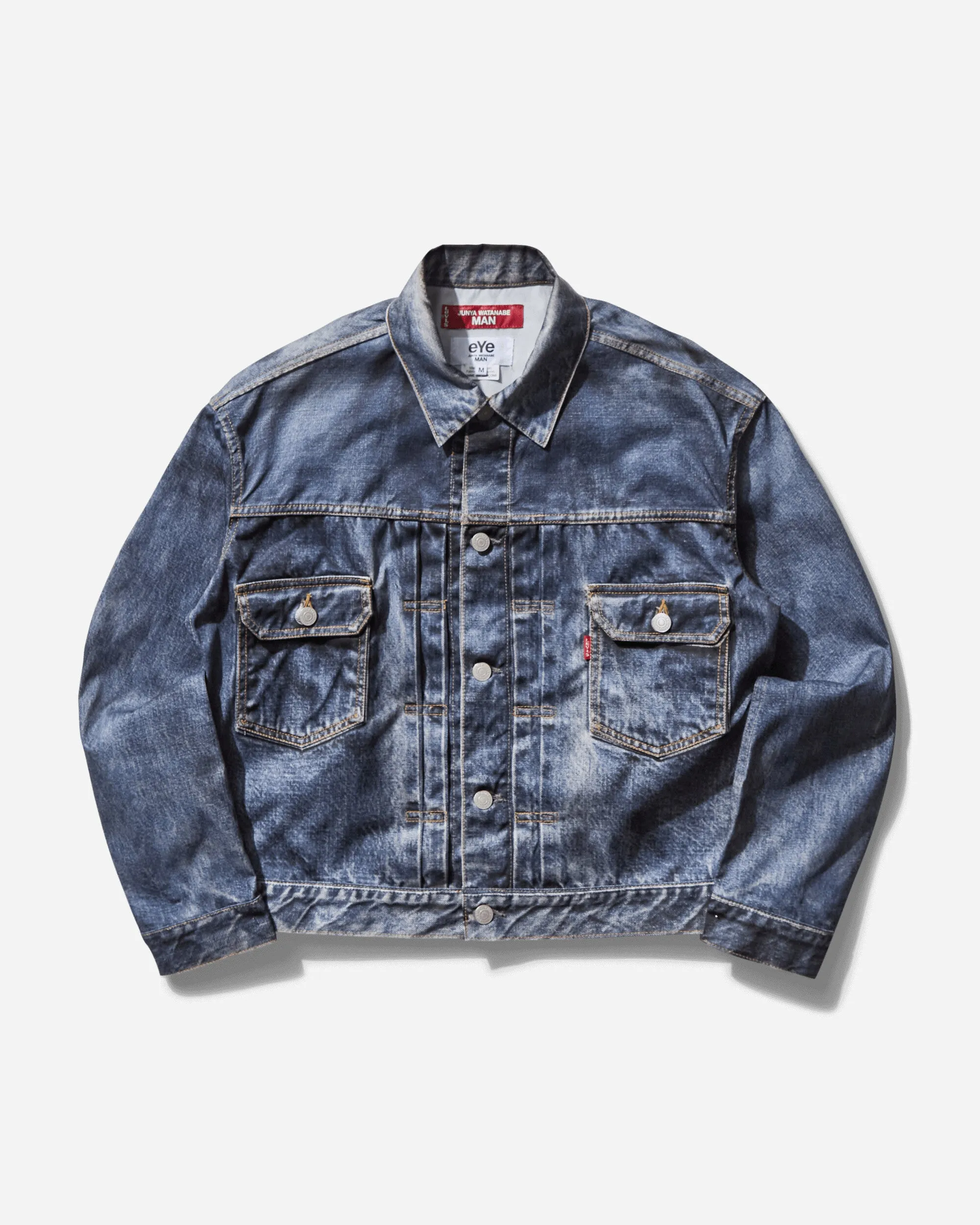 Herren Levi's BerBerJin Tintenstrahl-bedruckte Nylonjacke Indigo