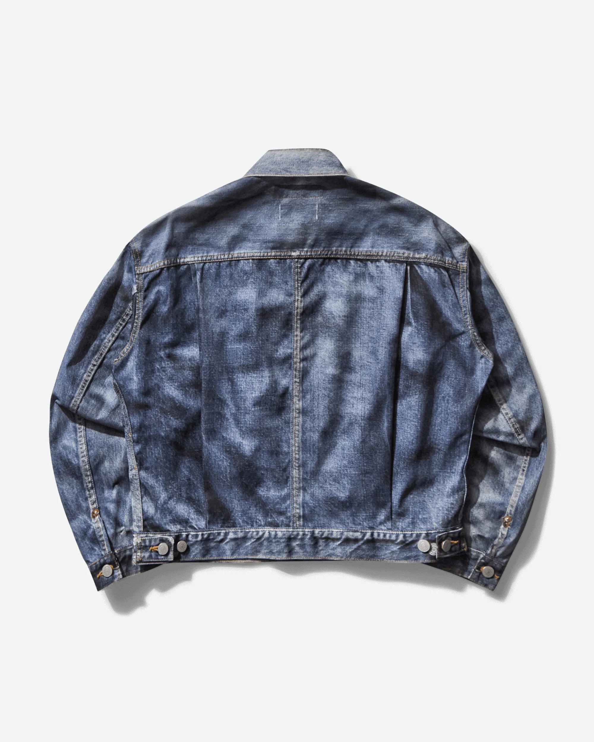Herren Levi's BerBerJin Tintenstrahl-bedruckte Nylonjacke Indigo