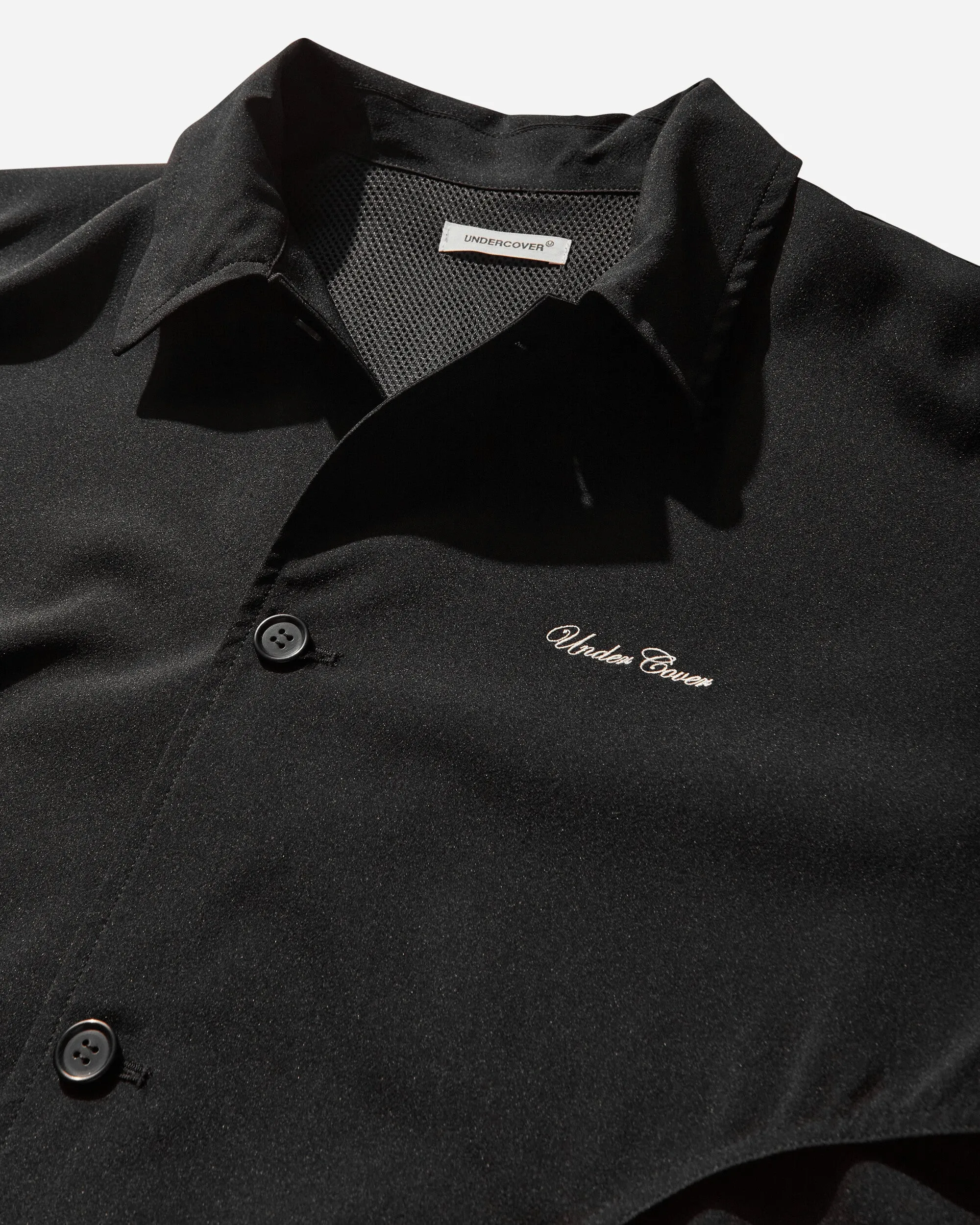 Herren Nylon Coach Jacke Schwarz