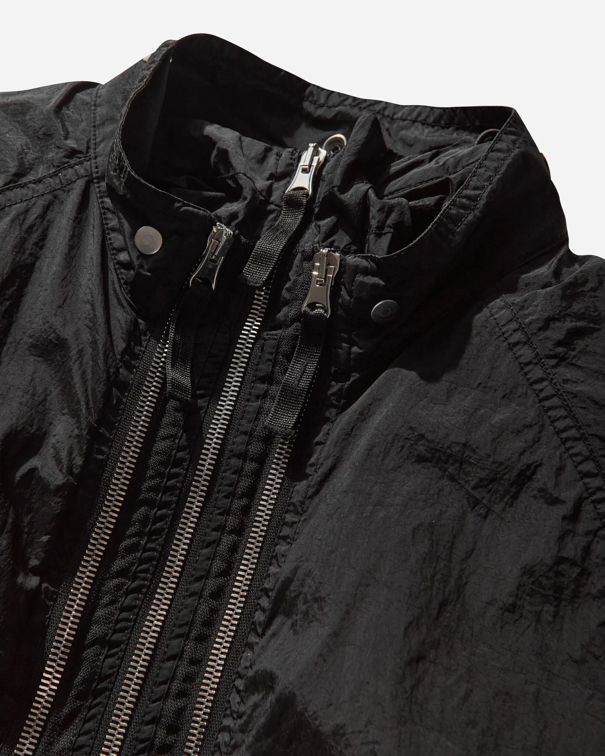Herren Nylon Metal Watro-TC Konvertierbare Jacke Schwarz