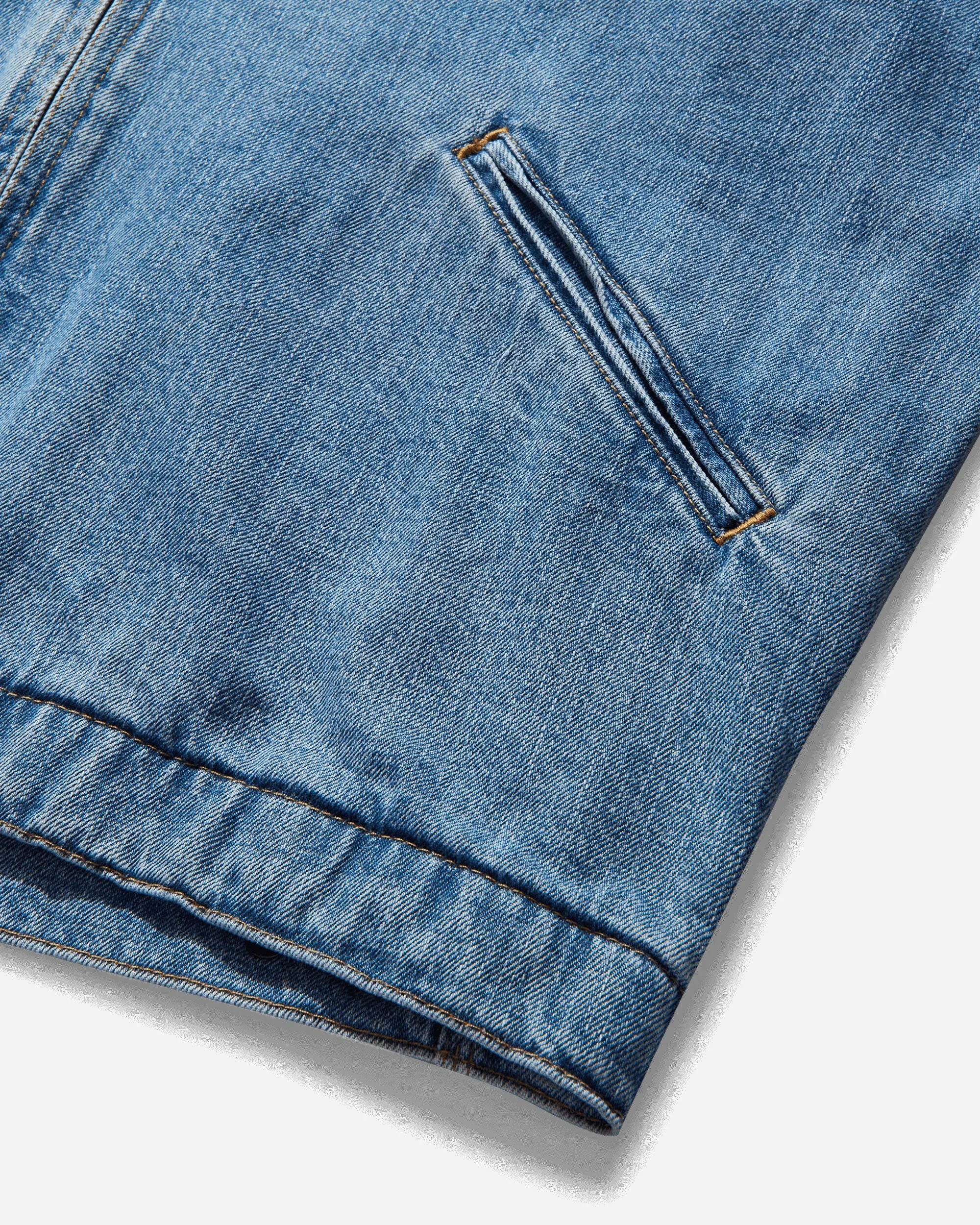 Herren OG Detroit Jacke Blau (Burst Washed)