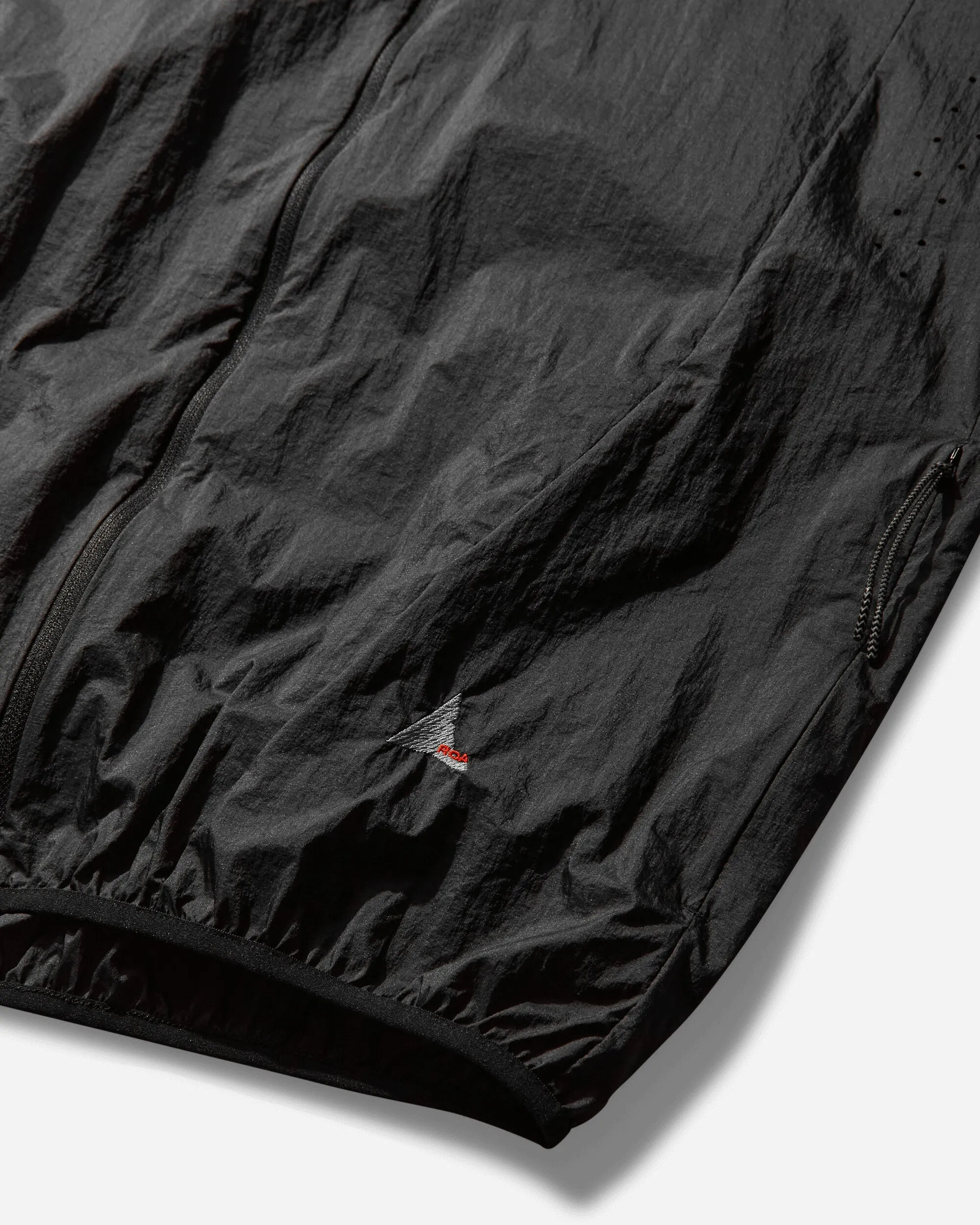 Herren Packbare Windjacke Schwarz