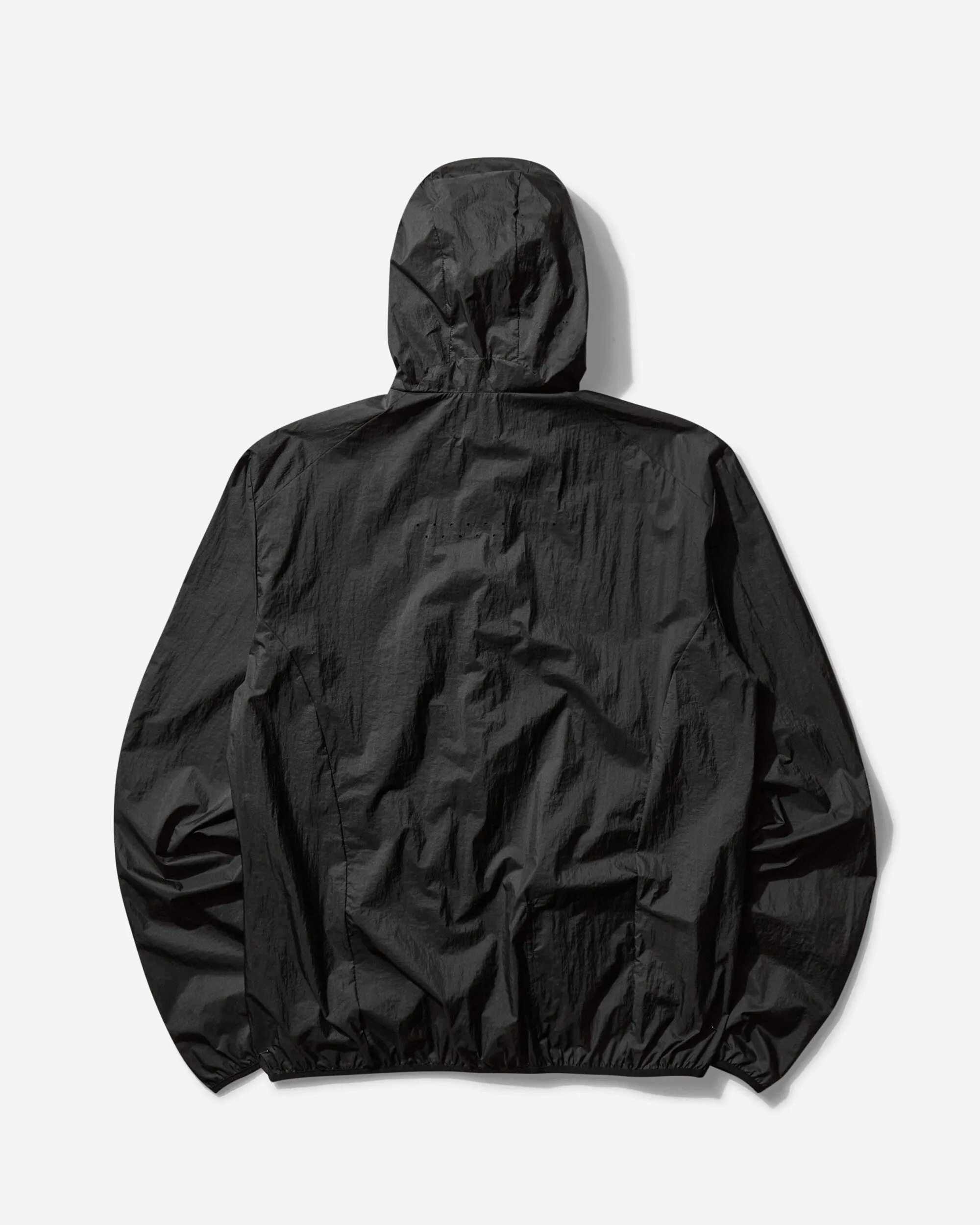 Herren Packbare Windjacke Schwarz