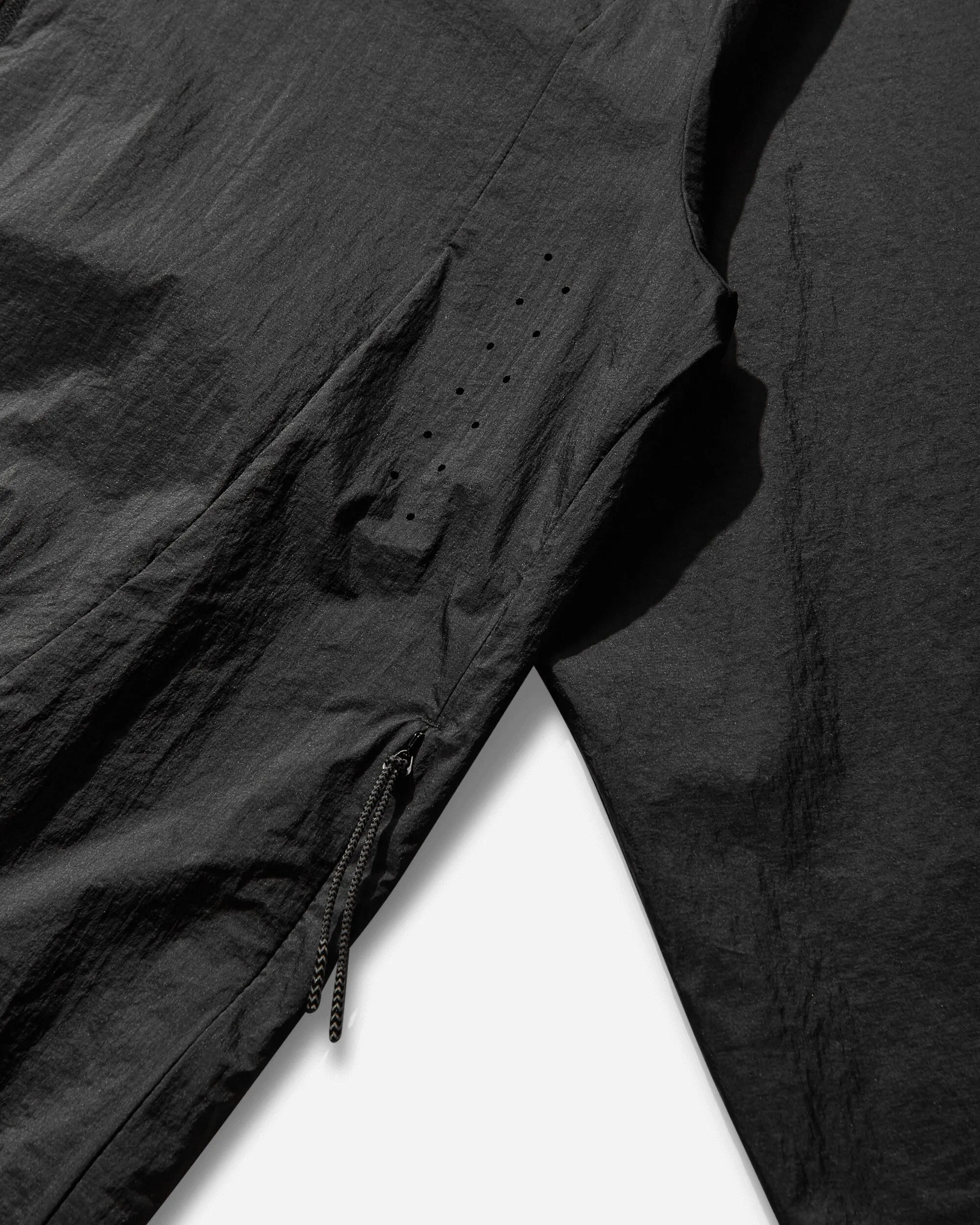 Herren Packbare Windjacke Schwarz