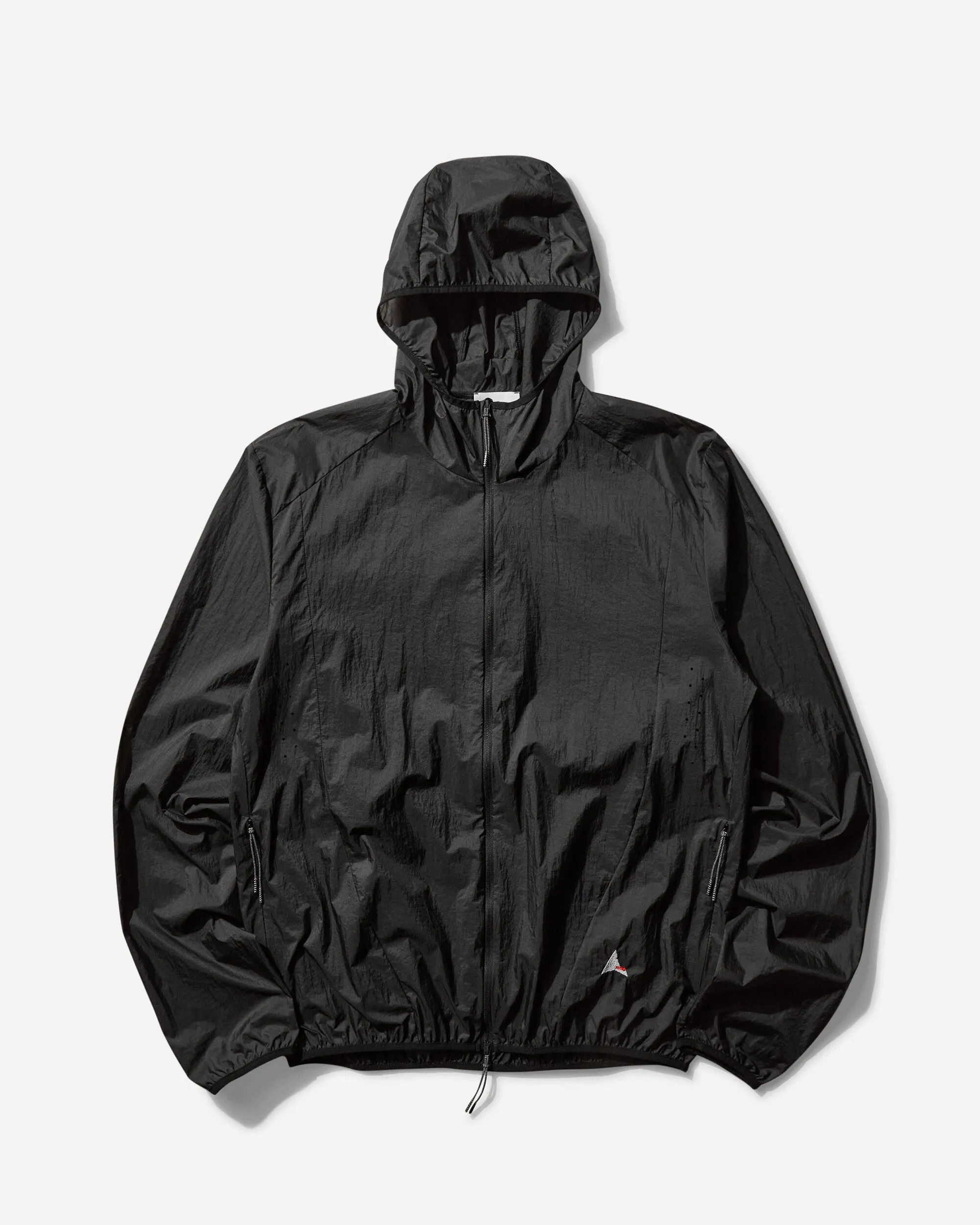 Herren Packbare Windjacke Schwarz