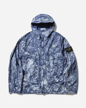 Herren Pigment auf Tela Paracadute Stretch-TC Jacke Blau Marine