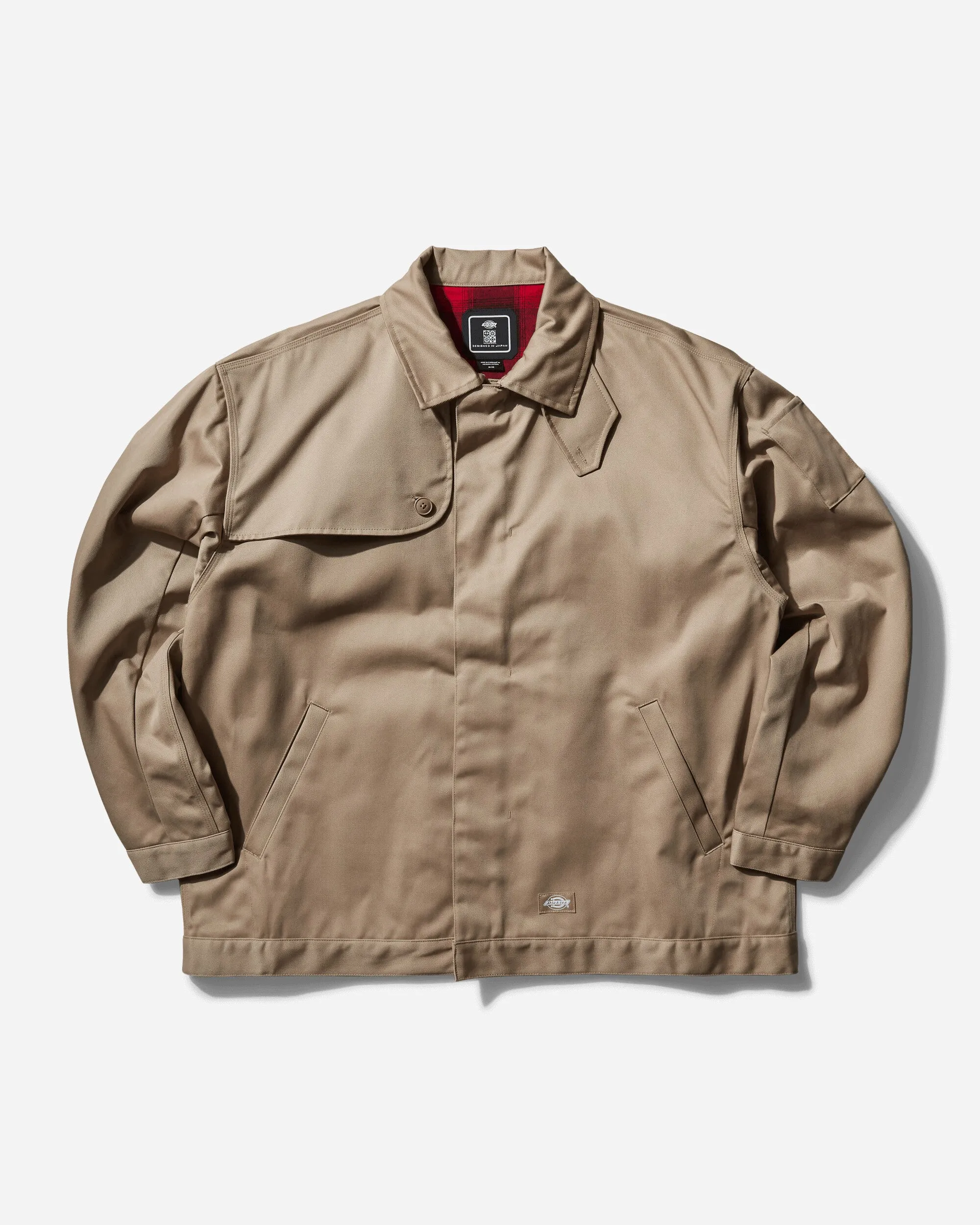 Herren TDC Oversized Fit gefütterte Eisenhower-Jacke Beige