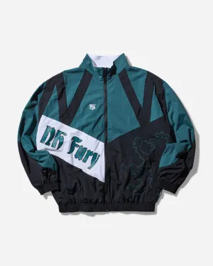 Herren Trackjacke Mod Grün