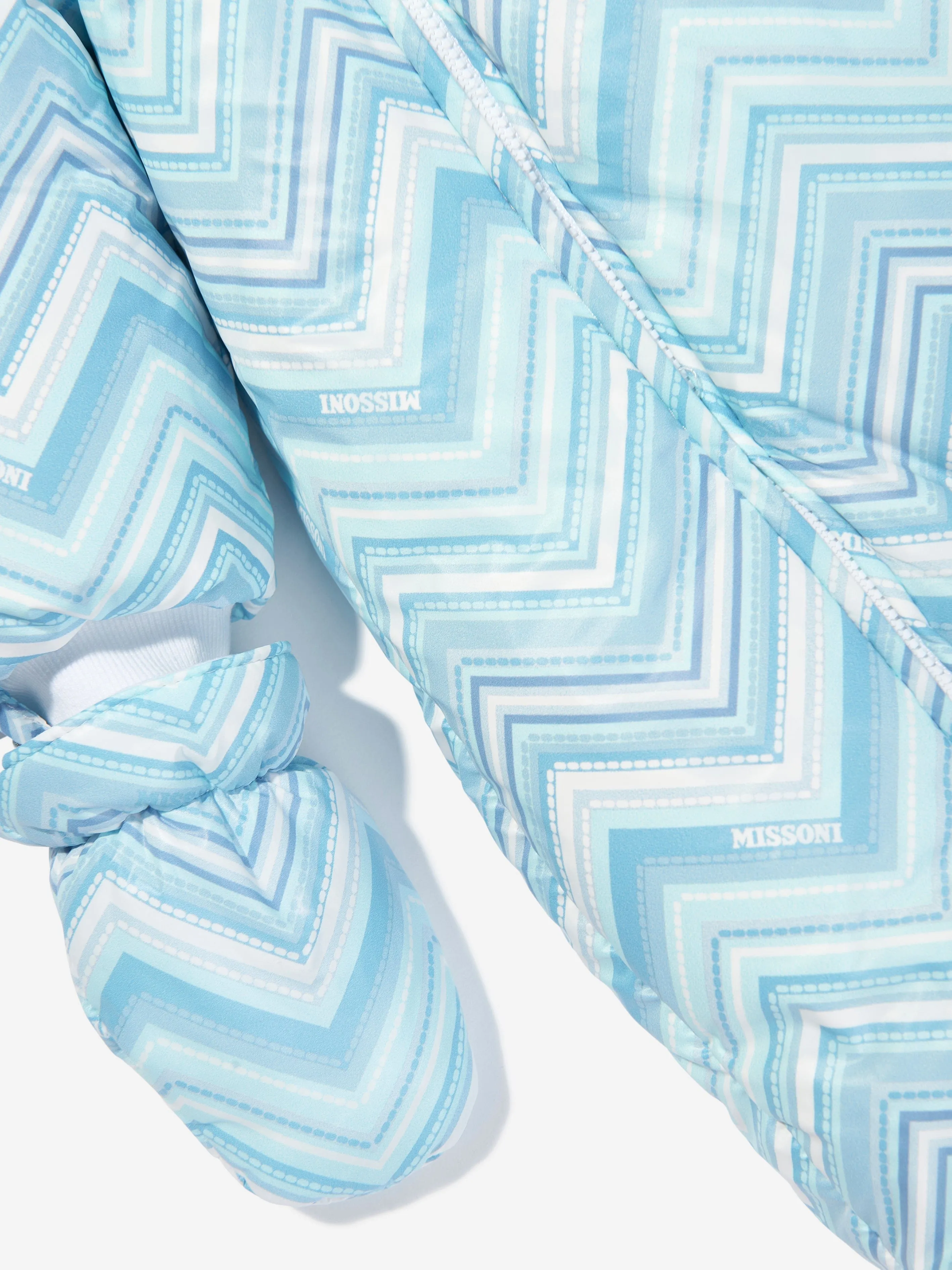 Missoni Baby Jungen Zickzack Schneeanzug in Blau