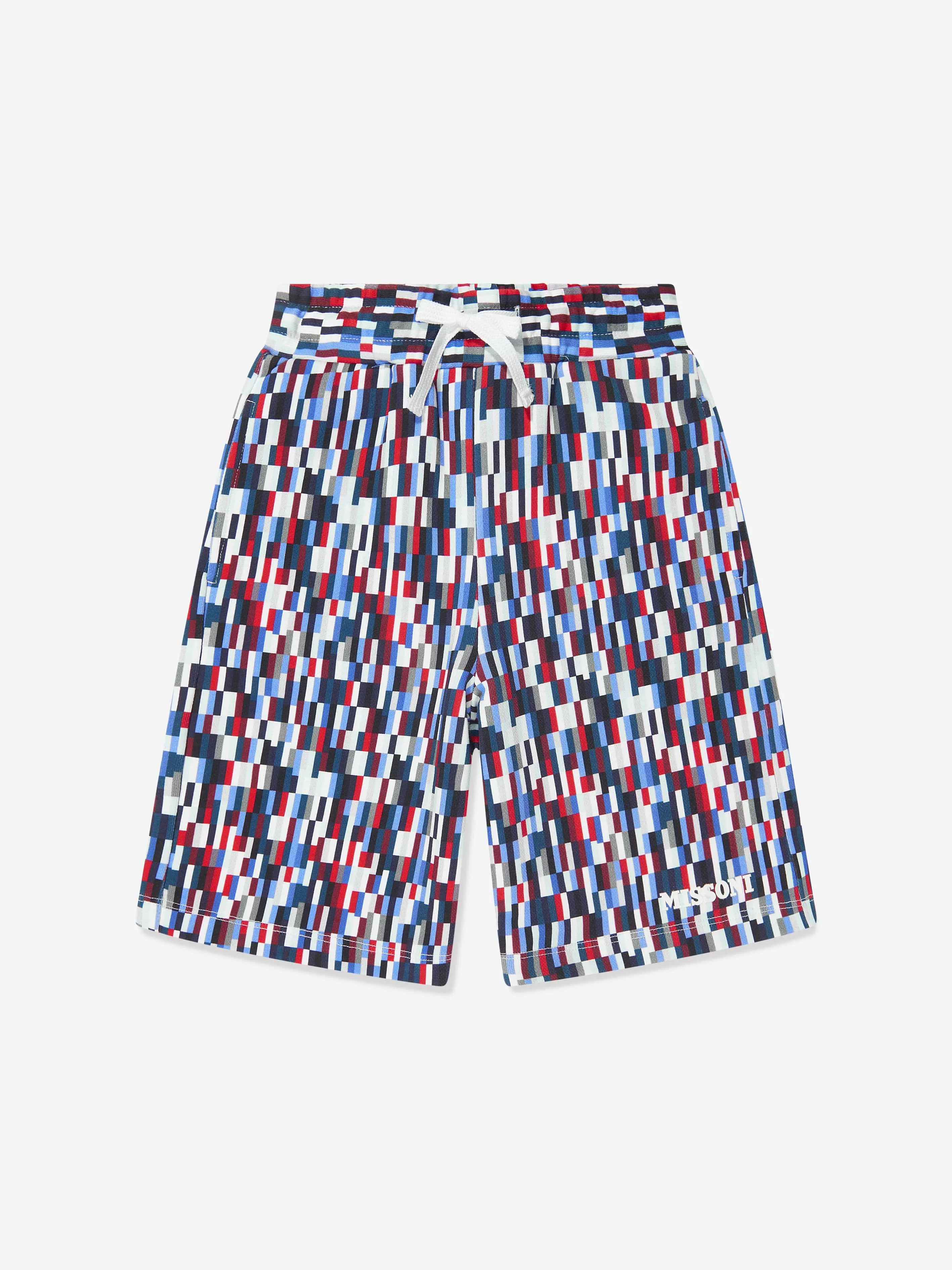 Missoni Boys Pixel-Jersey-Shorts in Mehrfarbig