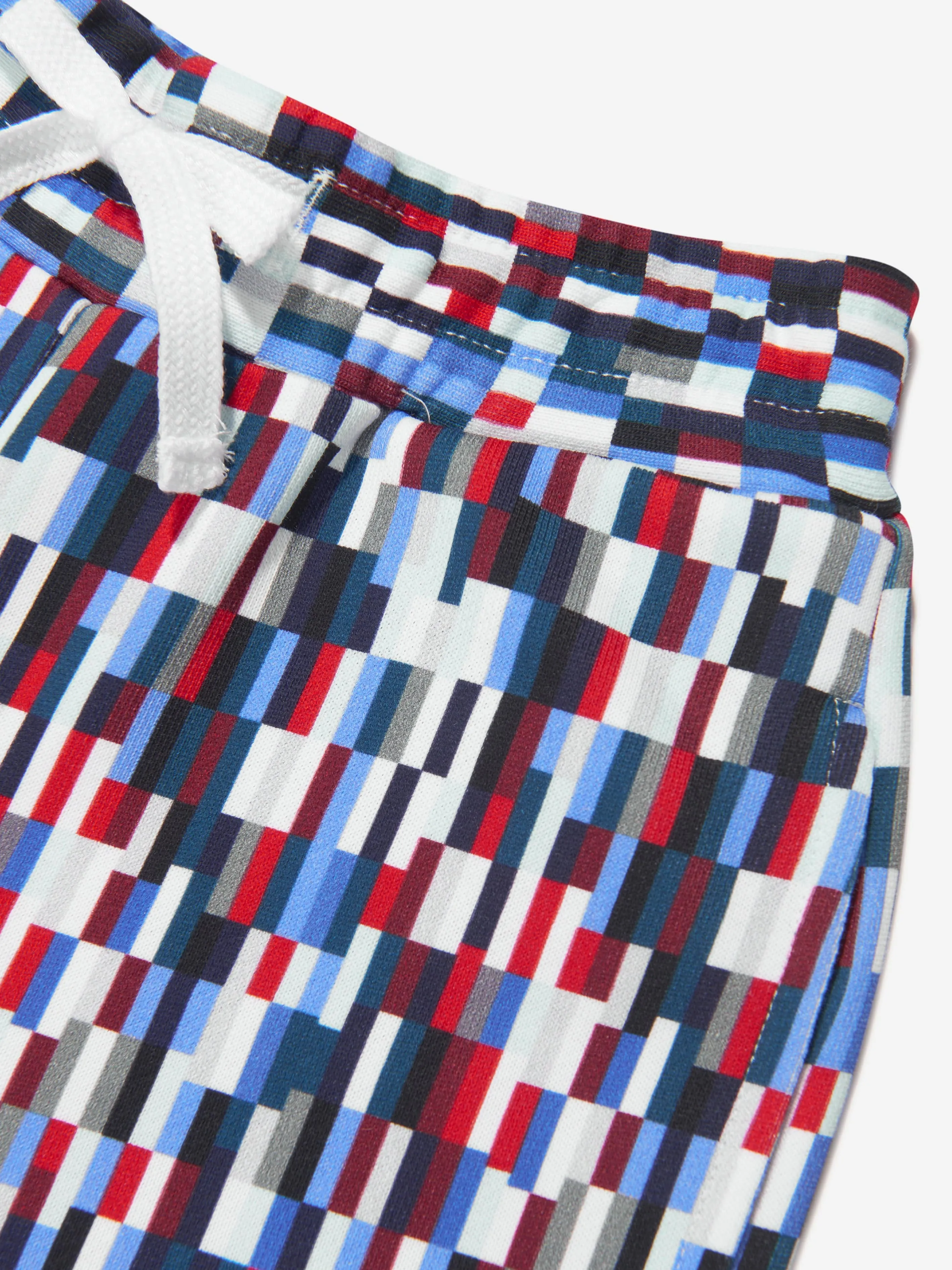 Missoni Boys Pixel-Jersey-Shorts in Mehrfarbig