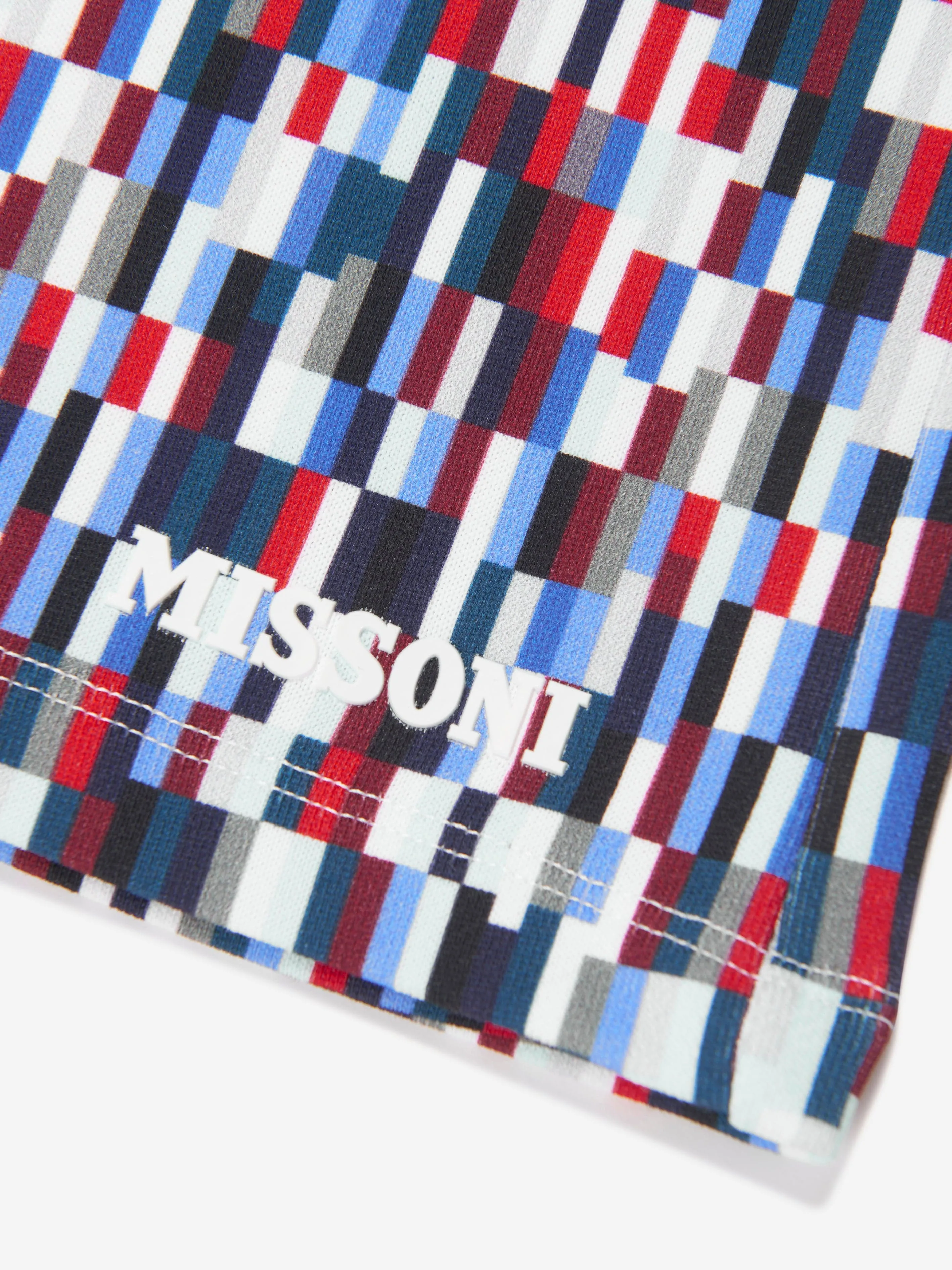 Missoni Boys Pixel-Jersey-Shorts in Mehrfarbig