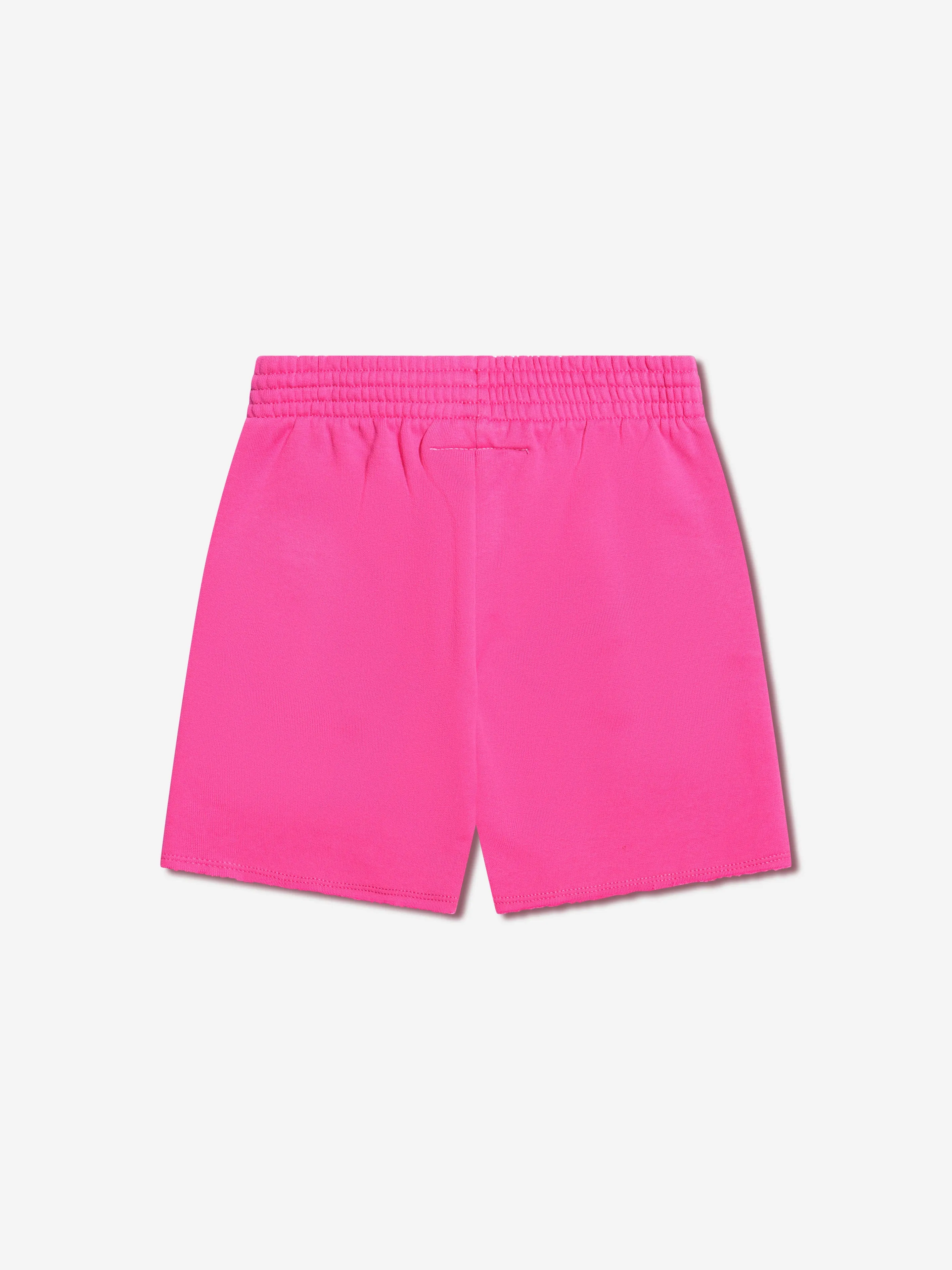 MM6 Maison Margiela Kids Logo Shorts in Rosa