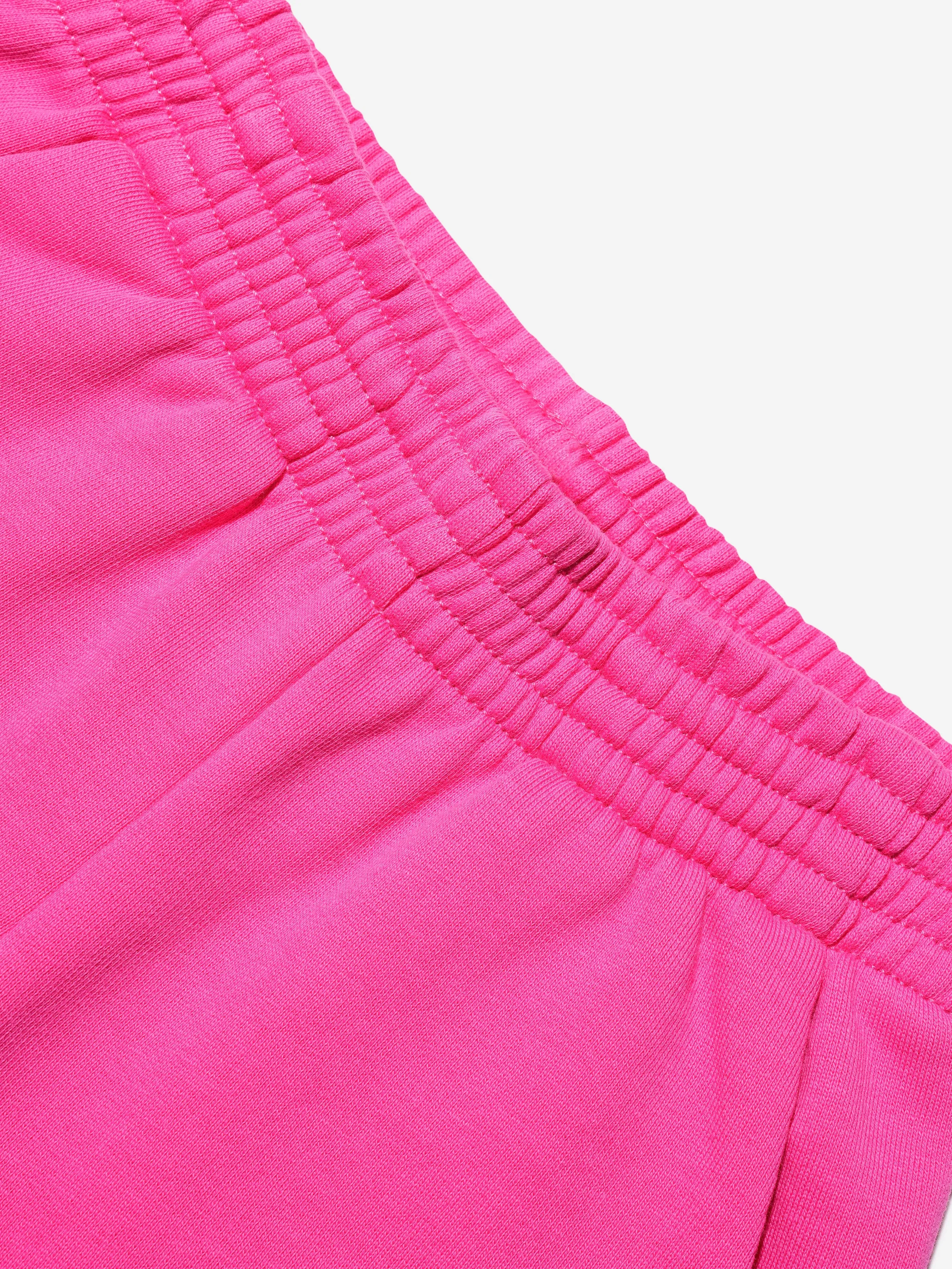 MM6 Maison Margiela Kids Logo Shorts in Rosa