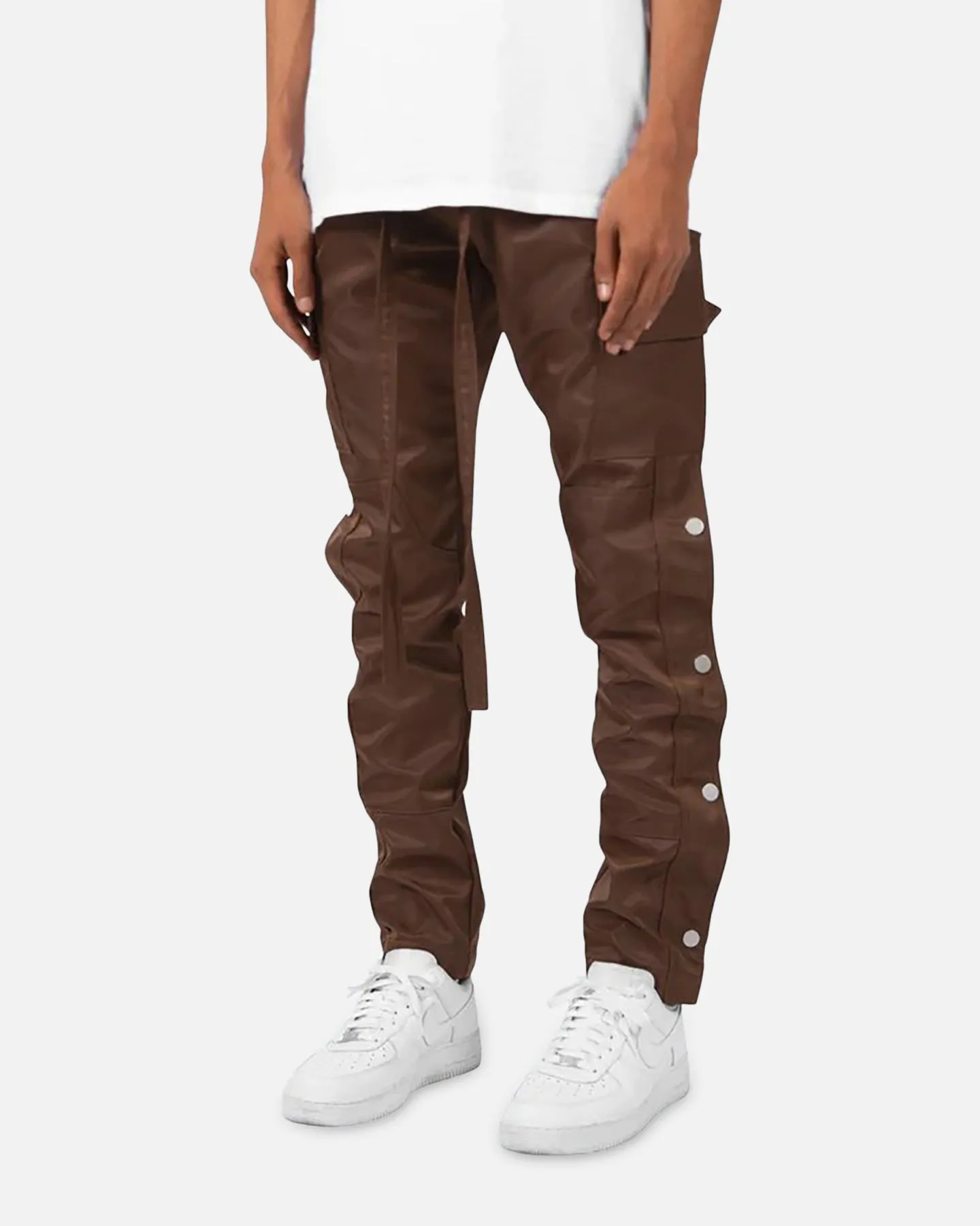 MNML Snap Zipper II Cargo Hose Braun