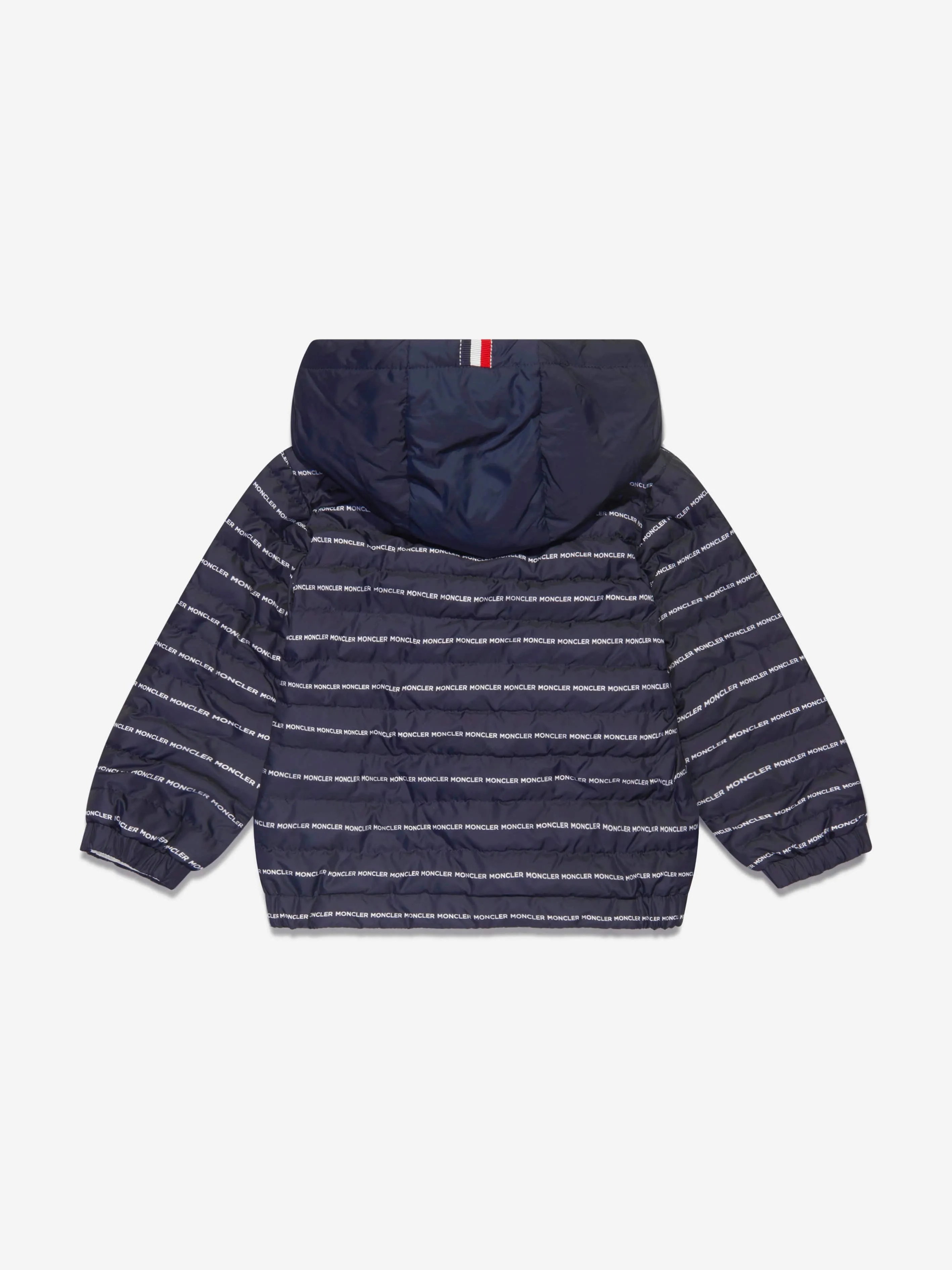 Moncler Enfant Baby Jungen Daunengefütterte Jacke mit Logo-Print