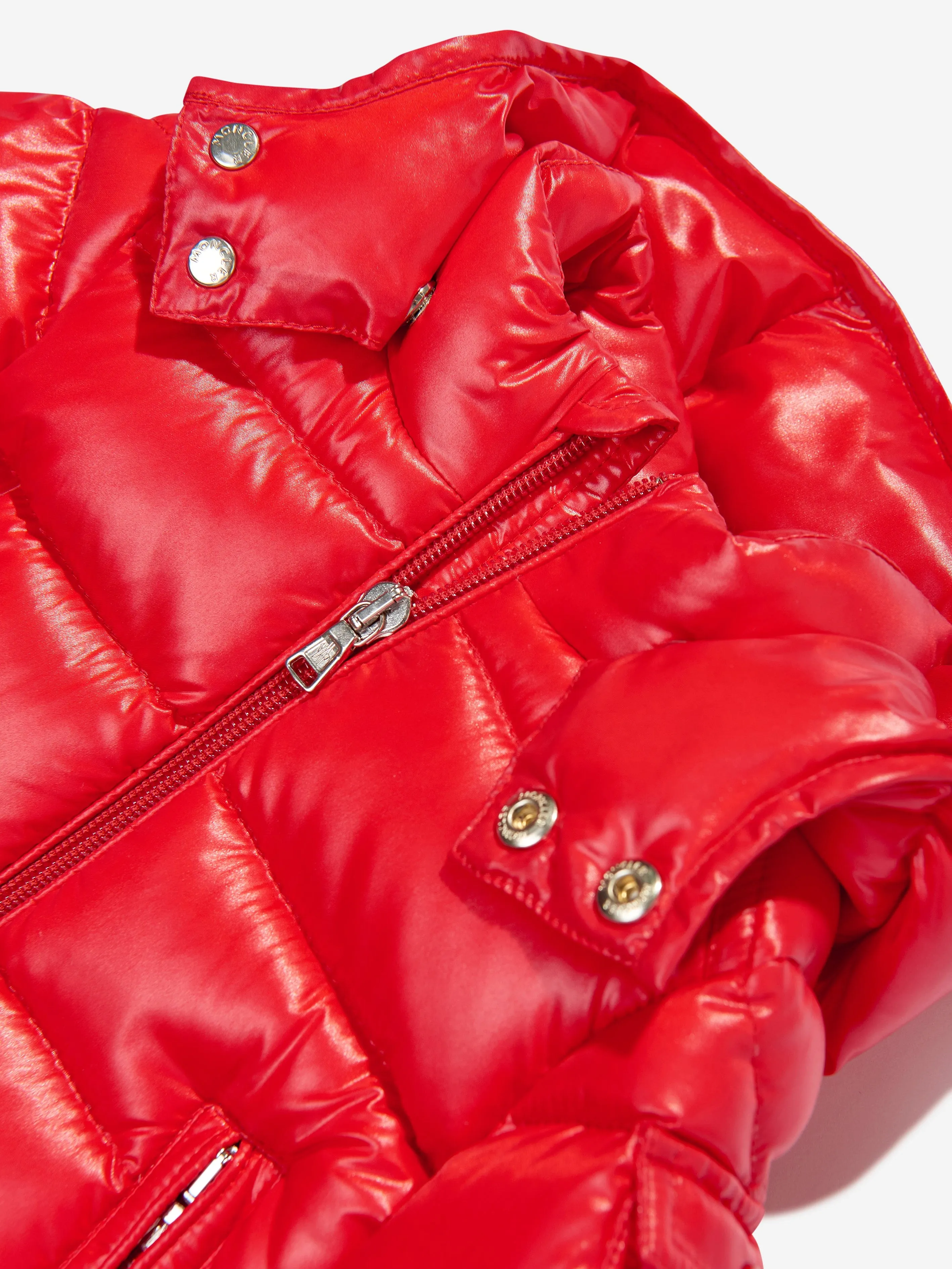 Moncler Enfant Baby Jungen Daunengefütterte Neue Maya Jacke in Rot