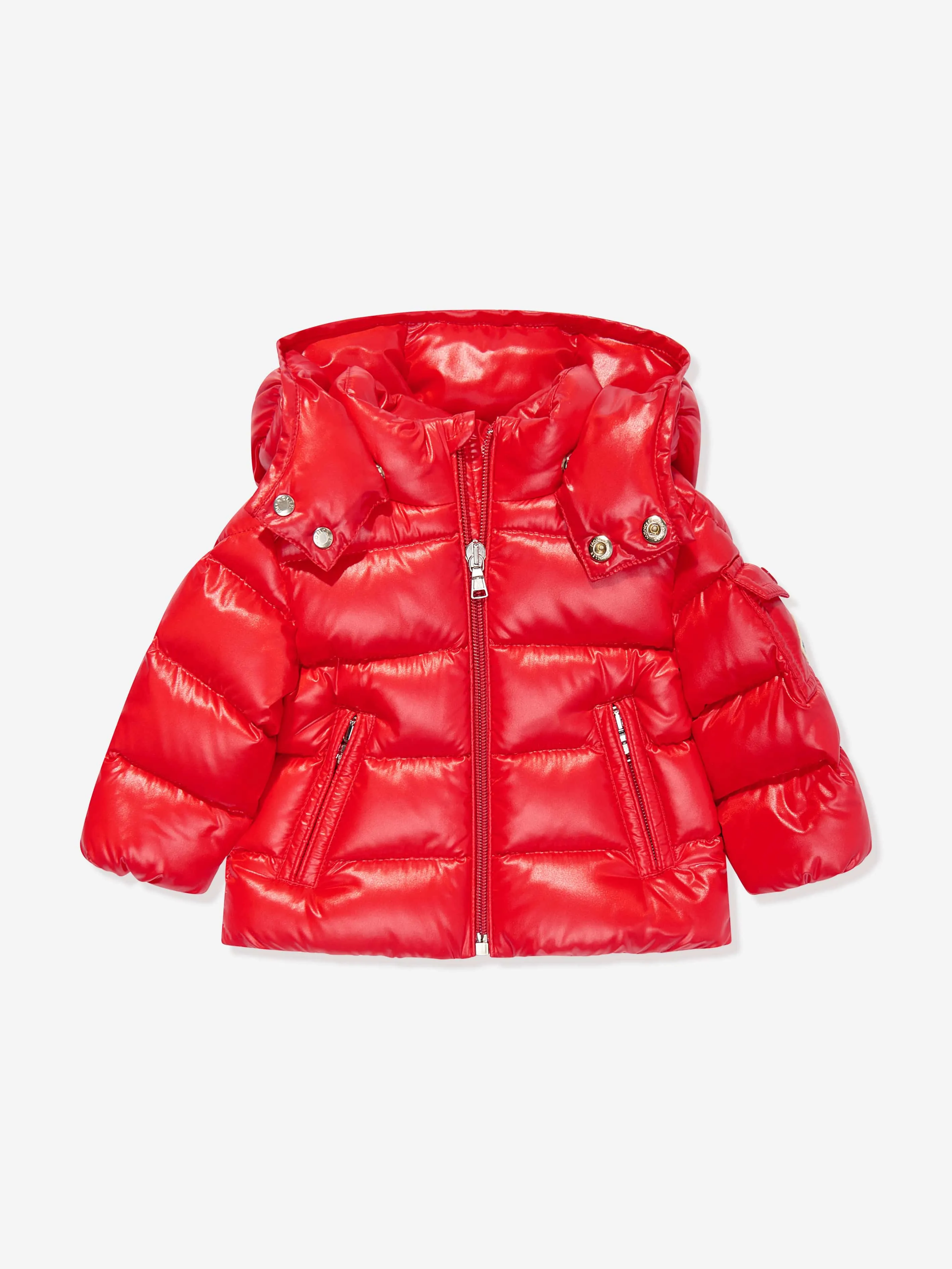 Moncler Enfant Baby Jungen Daunengefütterte Neue Maya Jacke in Rot