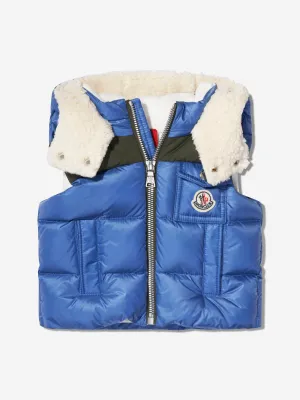 Moncler Enfant Baby Boys Daunengefütterte Oust Weste in Blau