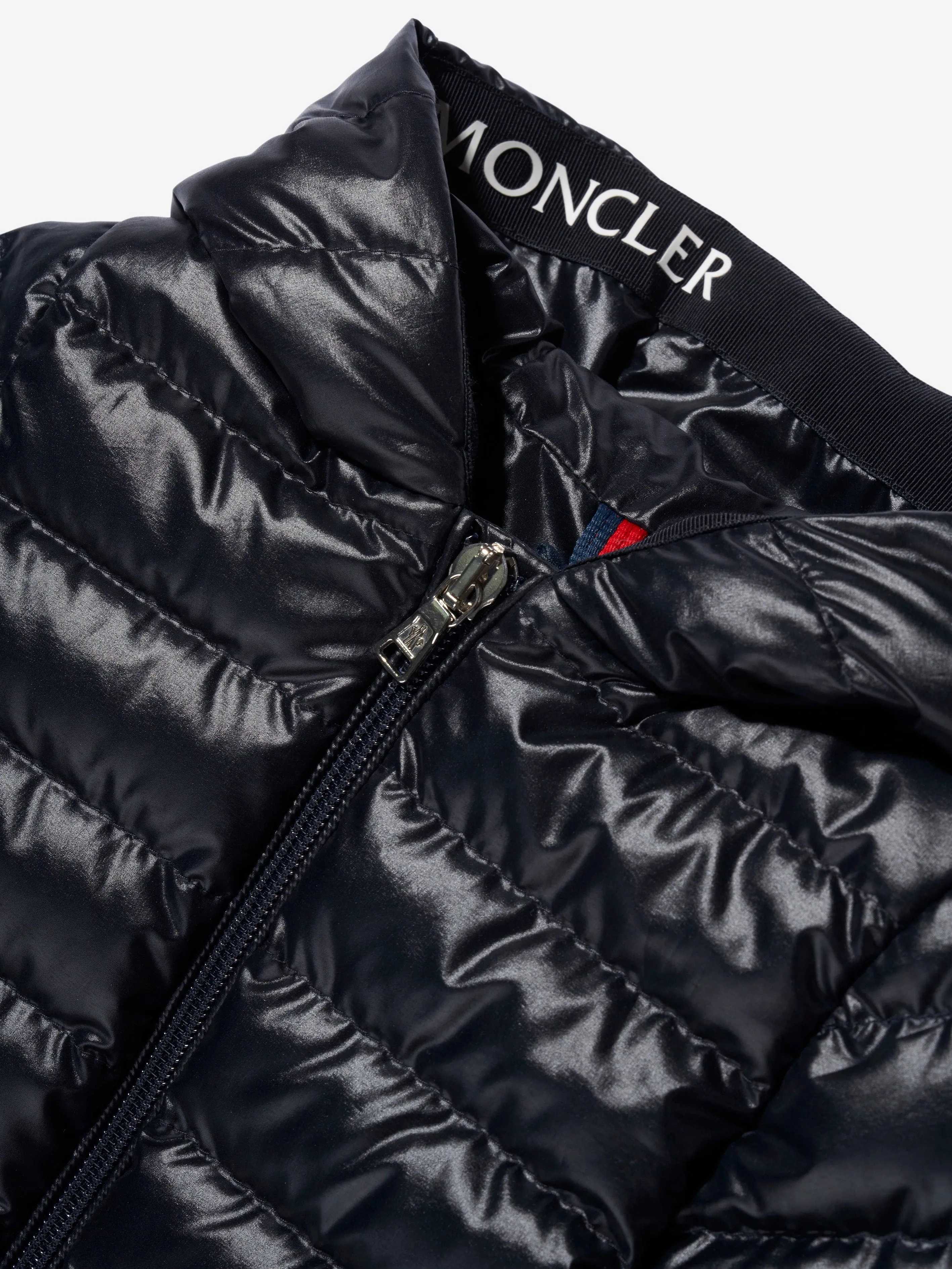 Moncler Enfant Baby Jungen Daunengefütterte Sesen Jacke in Marine