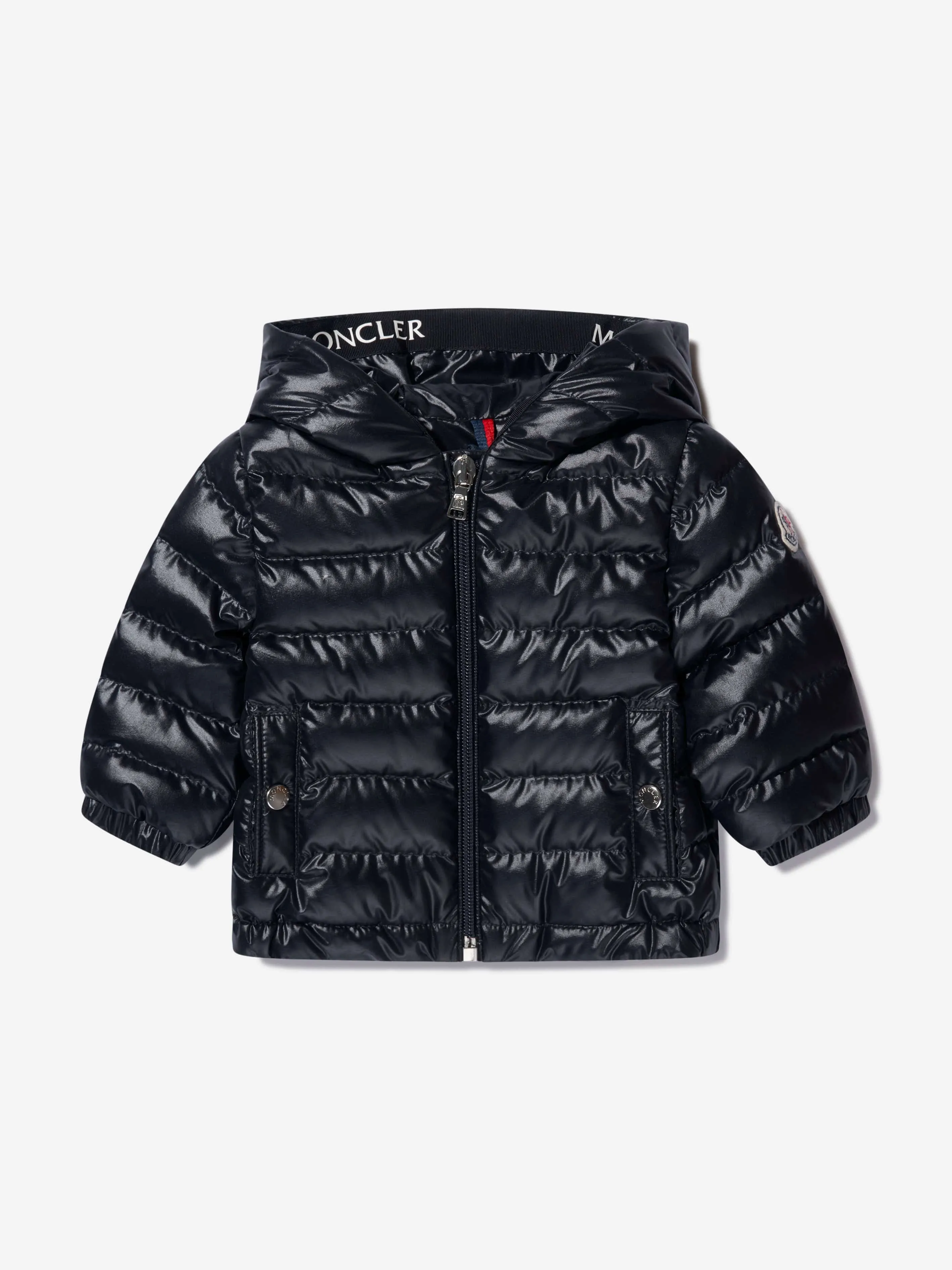Moncler Enfant Baby Jungen Daunengefütterte Sesen Jacke in Marine